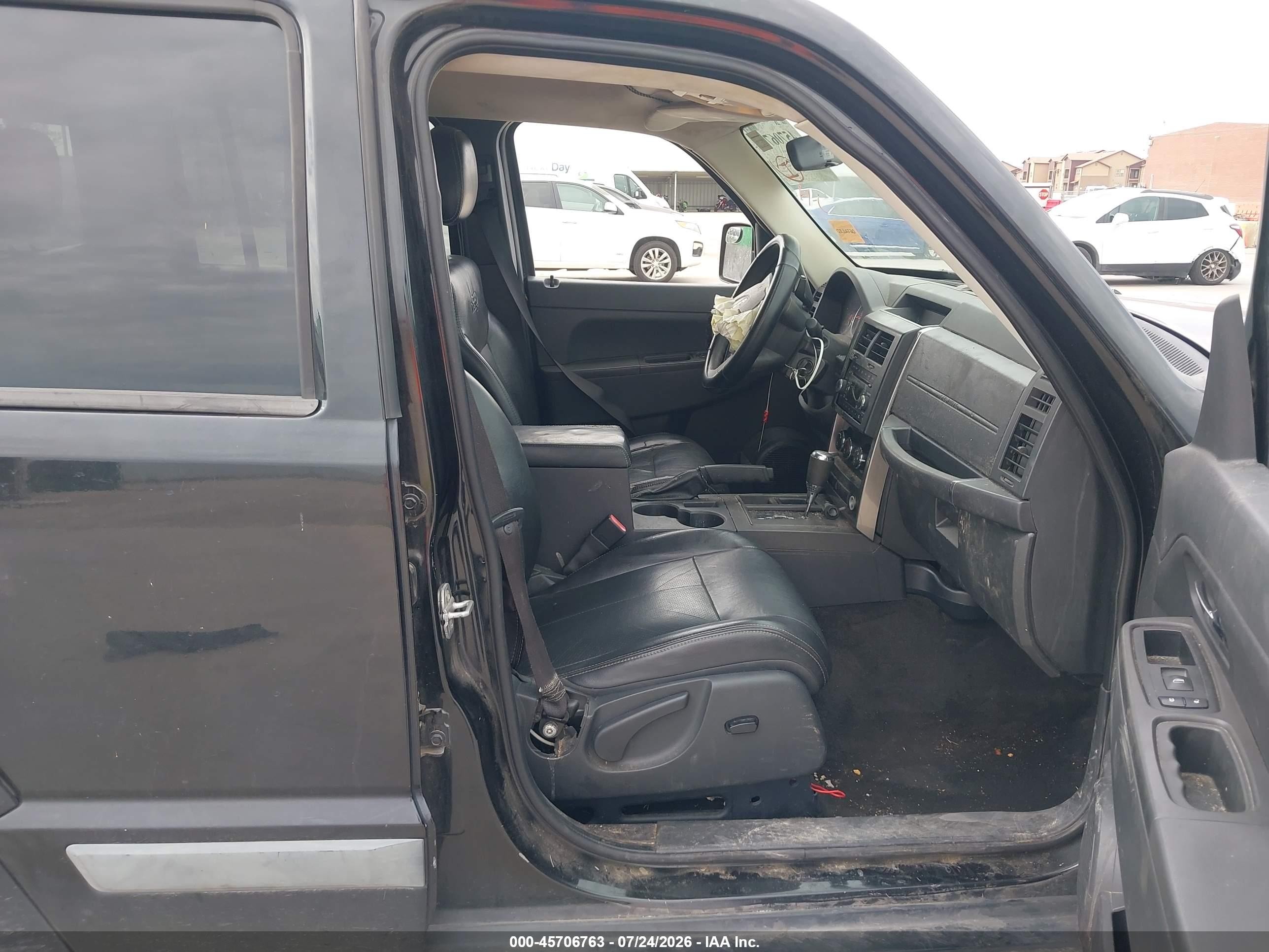 2009 Jeep Liberty Sport Black vin: 1J8GP28K79W506455