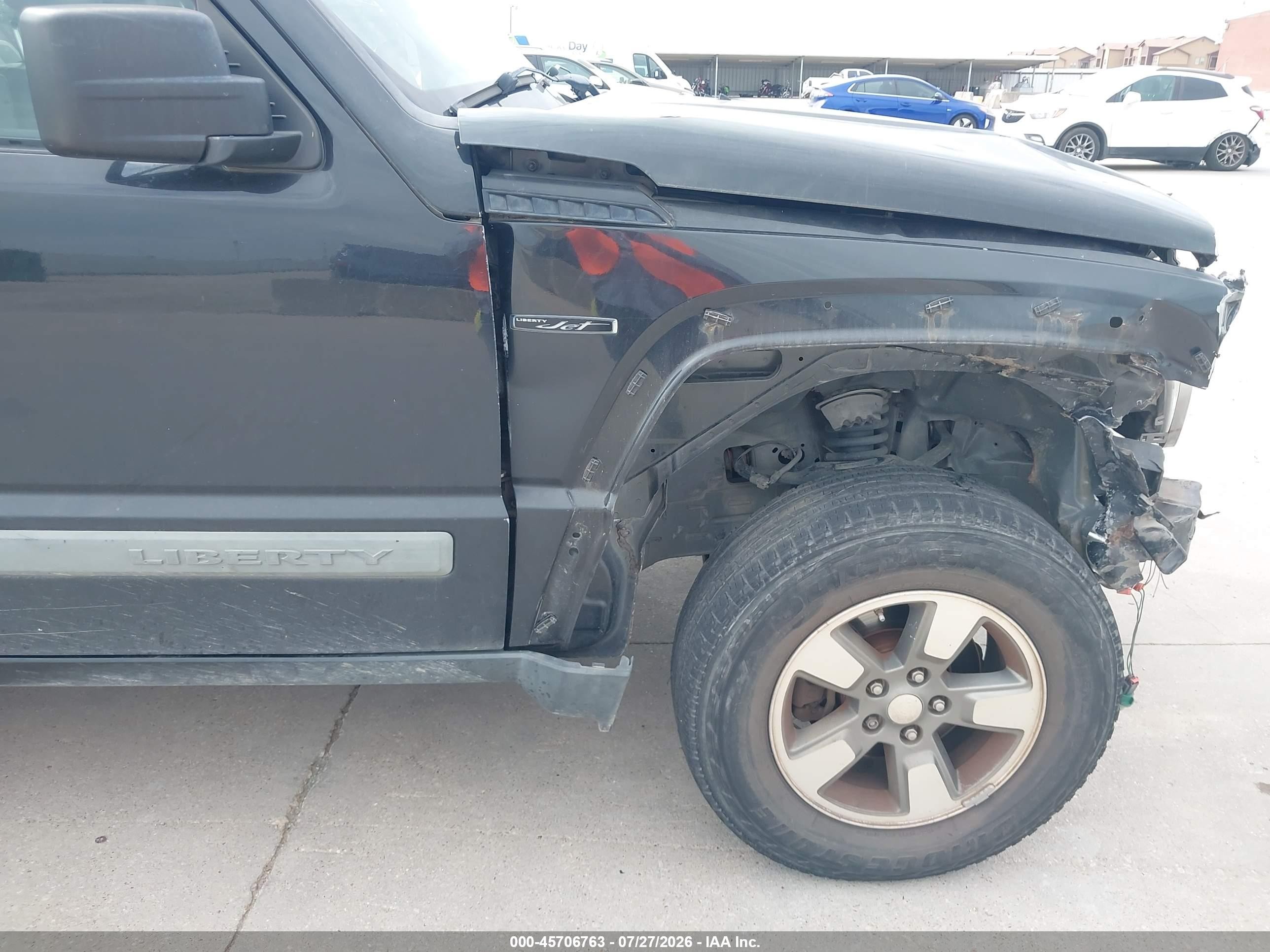 2009 Jeep Liberty Sport Black vin: 1J8GP28K79W506455