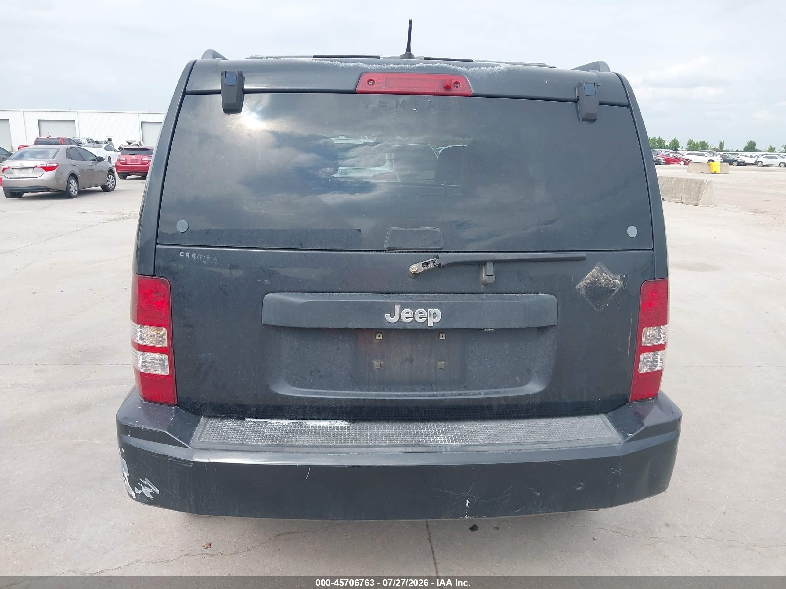 2009 Jeep Liberty Sport Black vin: 1J8GP28K79W506455