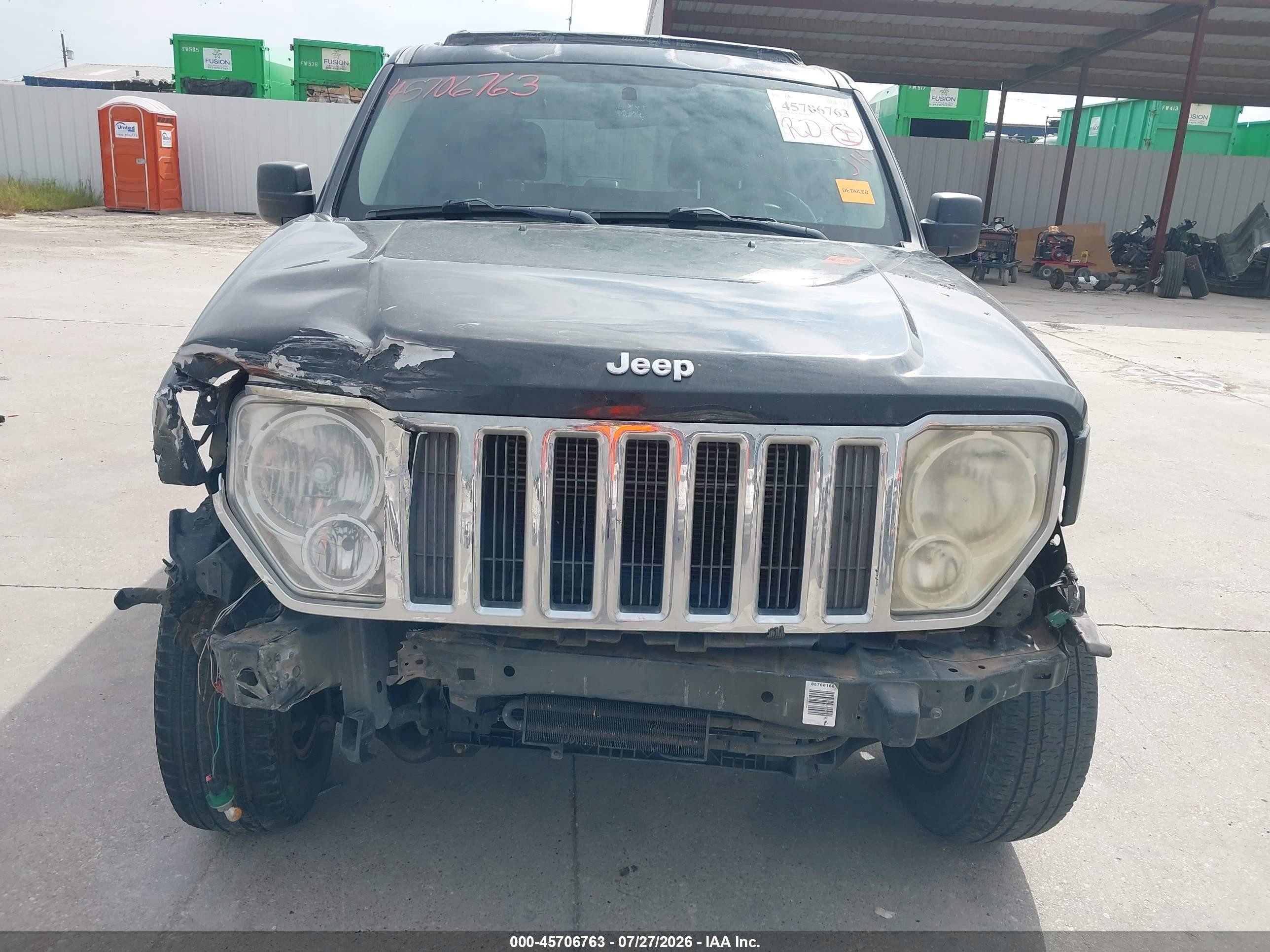 2009 Jeep Liberty Sport Black vin: 1J8GP28K79W506455