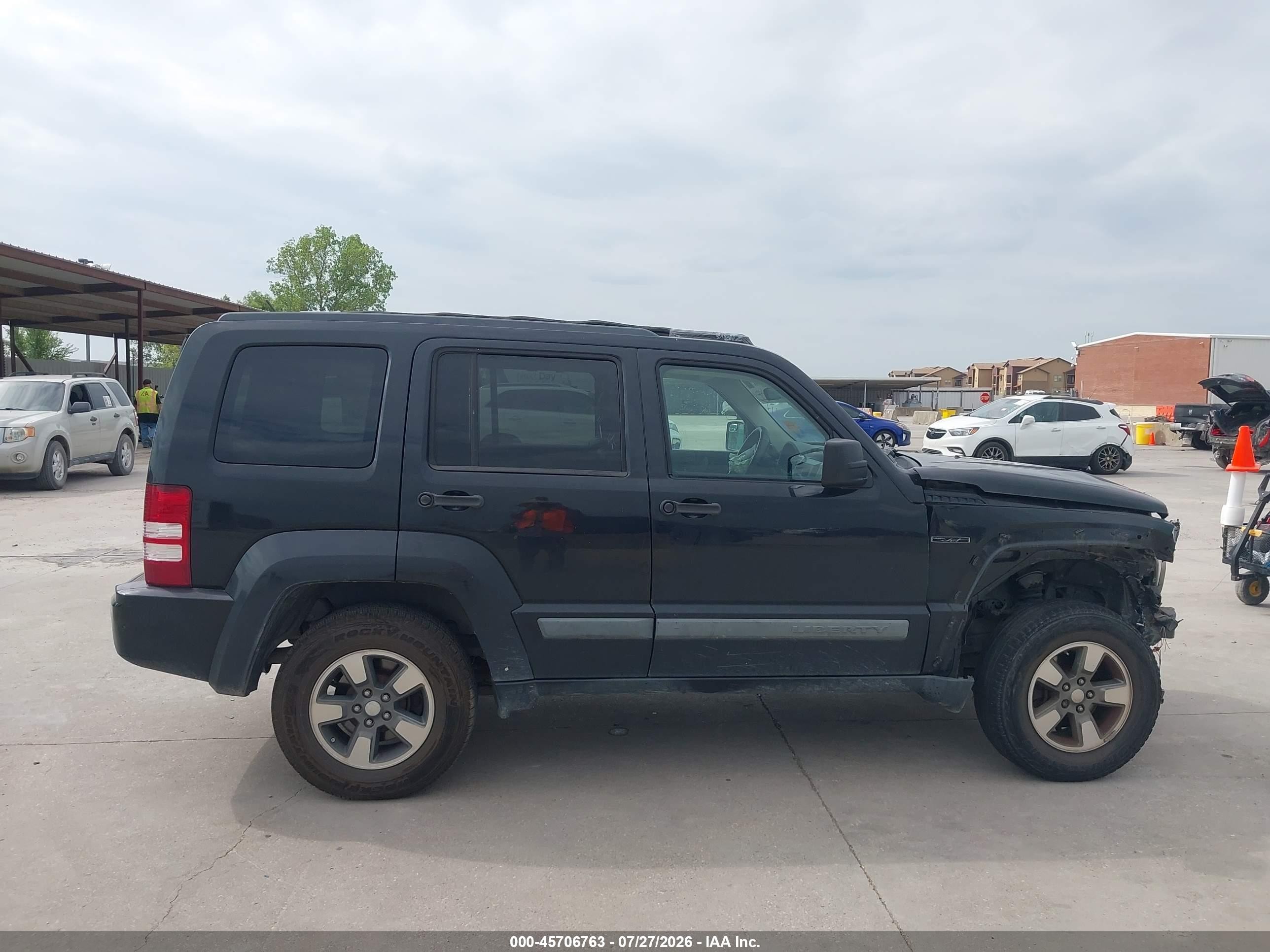 2009 Jeep Liberty Sport Black vin: 1J8GP28K79W506455