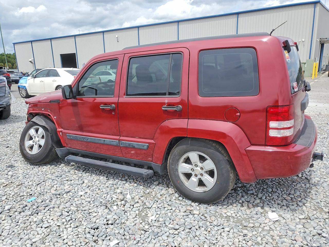 2009 Jeep Liberty Sport Красный vin: 1J8GP28K79W549094