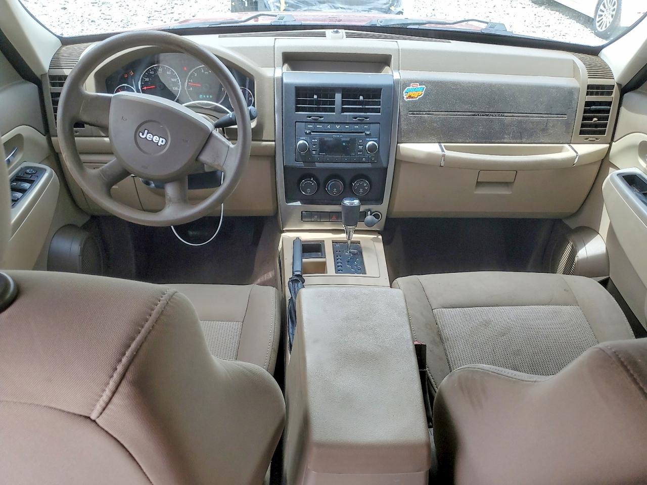 2009 Jeep Liberty Sport Красный vin: 1J8GP28K79W549094
