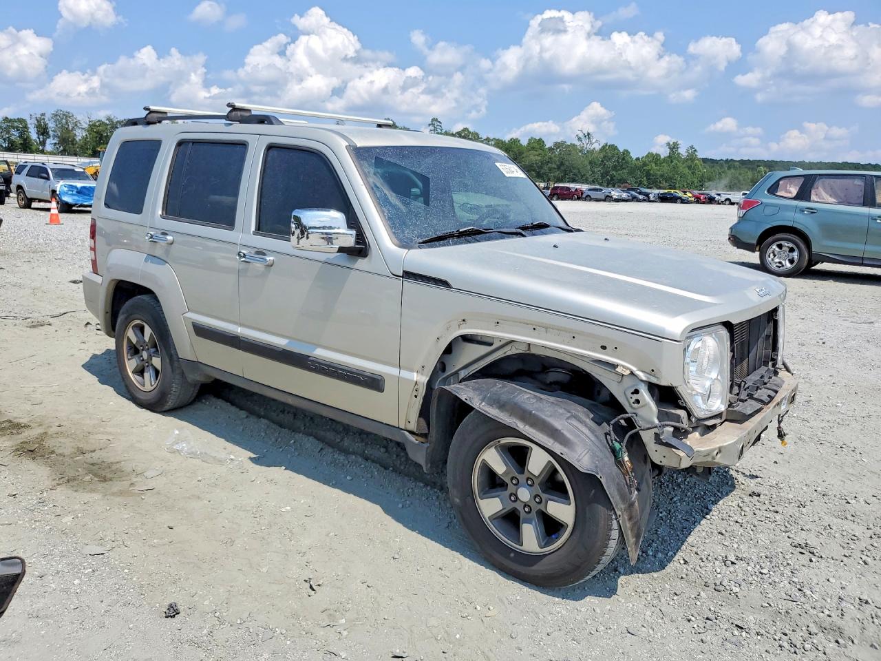 2009 Jeep Liberty Sport Cream vin: 1J8GP28K89W504634