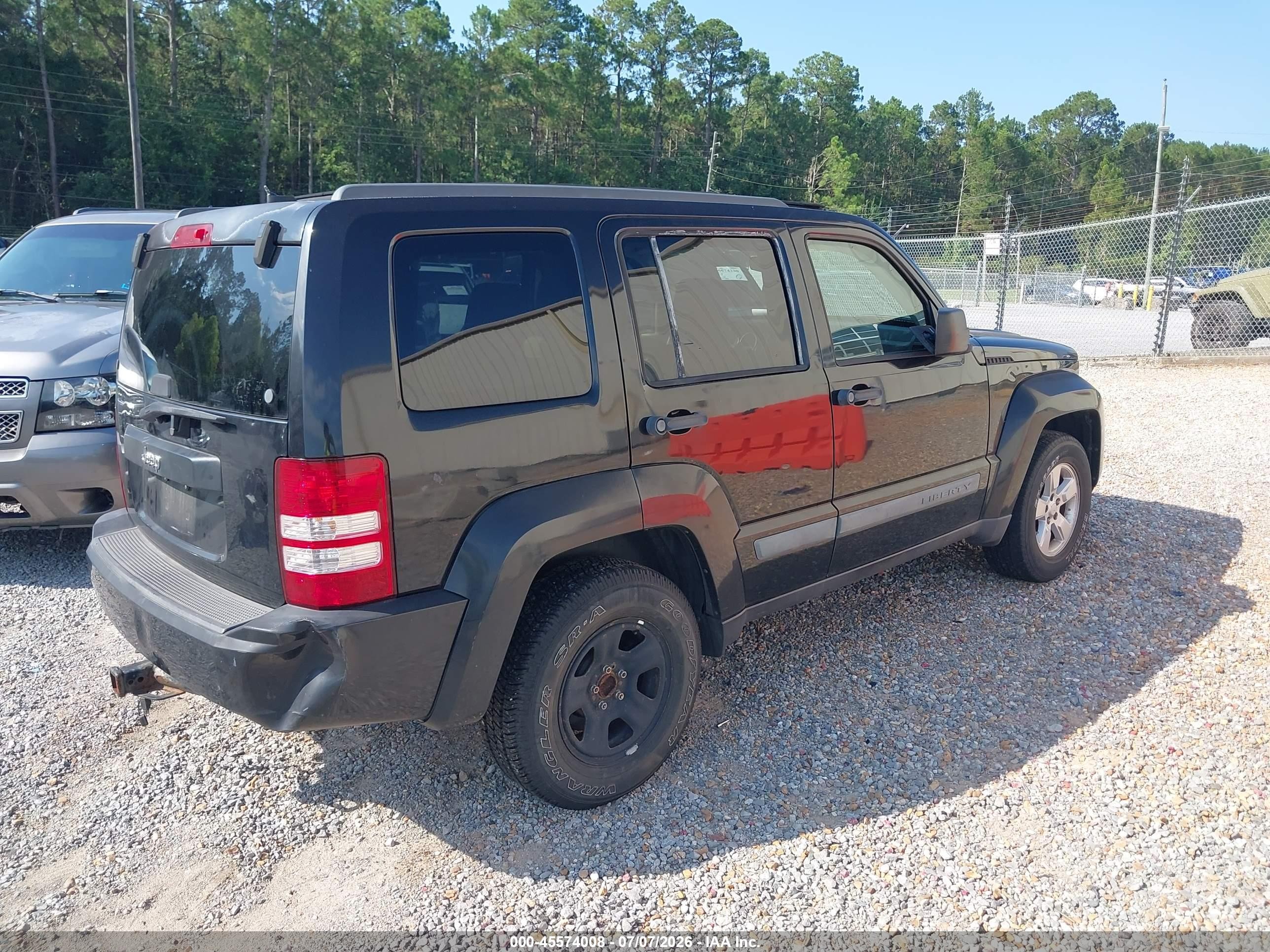 2009 Jeep Liberty Sport Black vin: 1J8GP28K89W548780