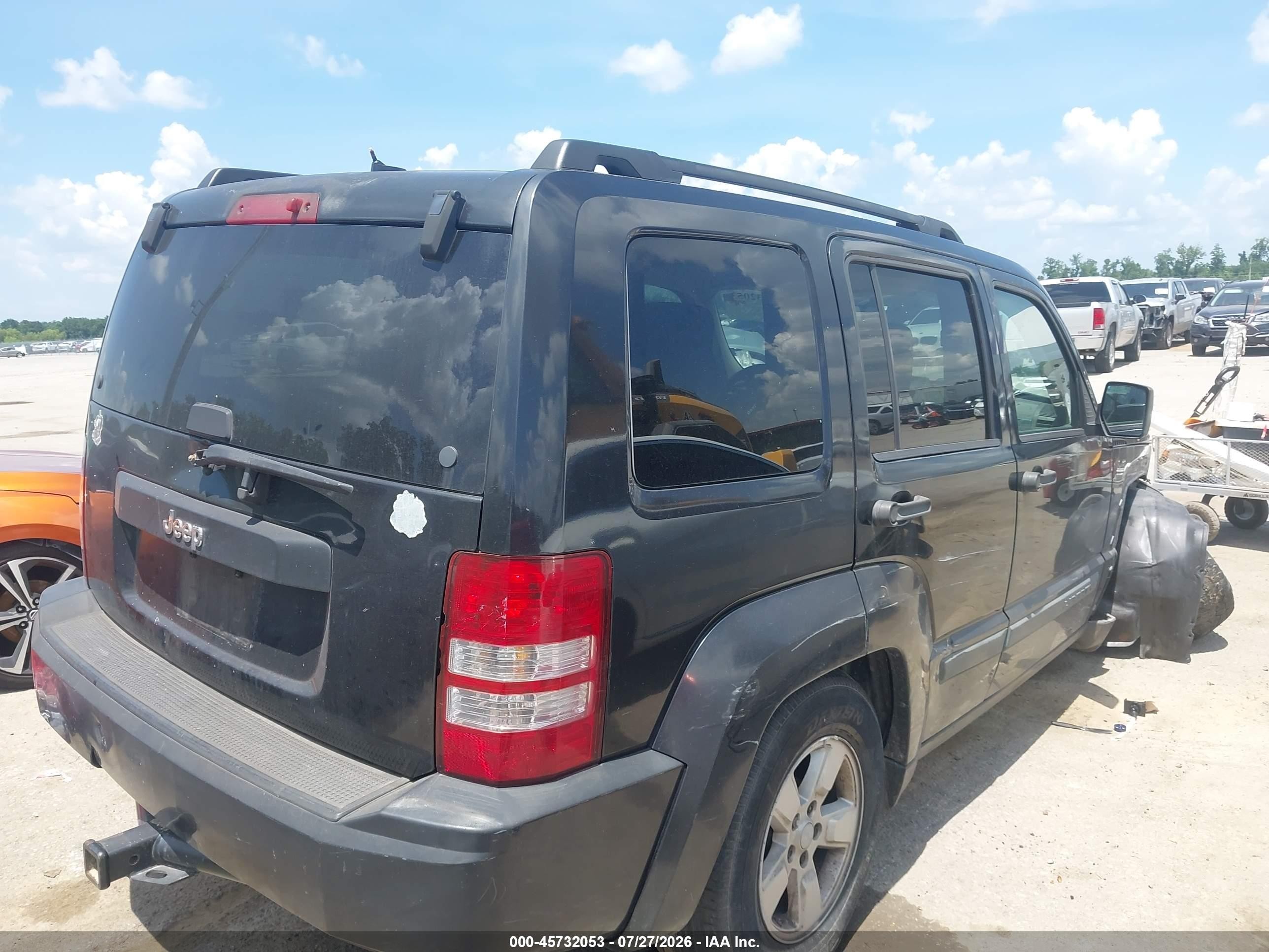 2009 Jeep Liberty Sport Black vin: 1J8GP28K99W549050