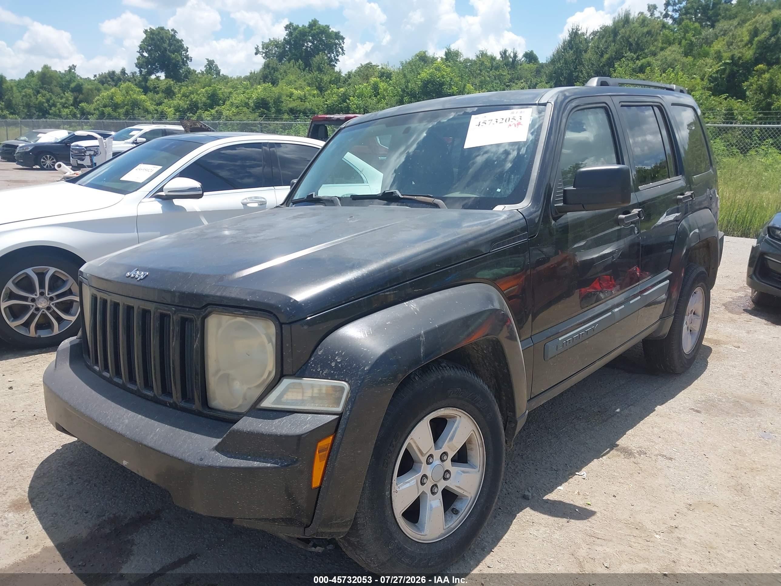 2009 Jeep Liberty Sport Black vin: 1J8GP28K99W549050