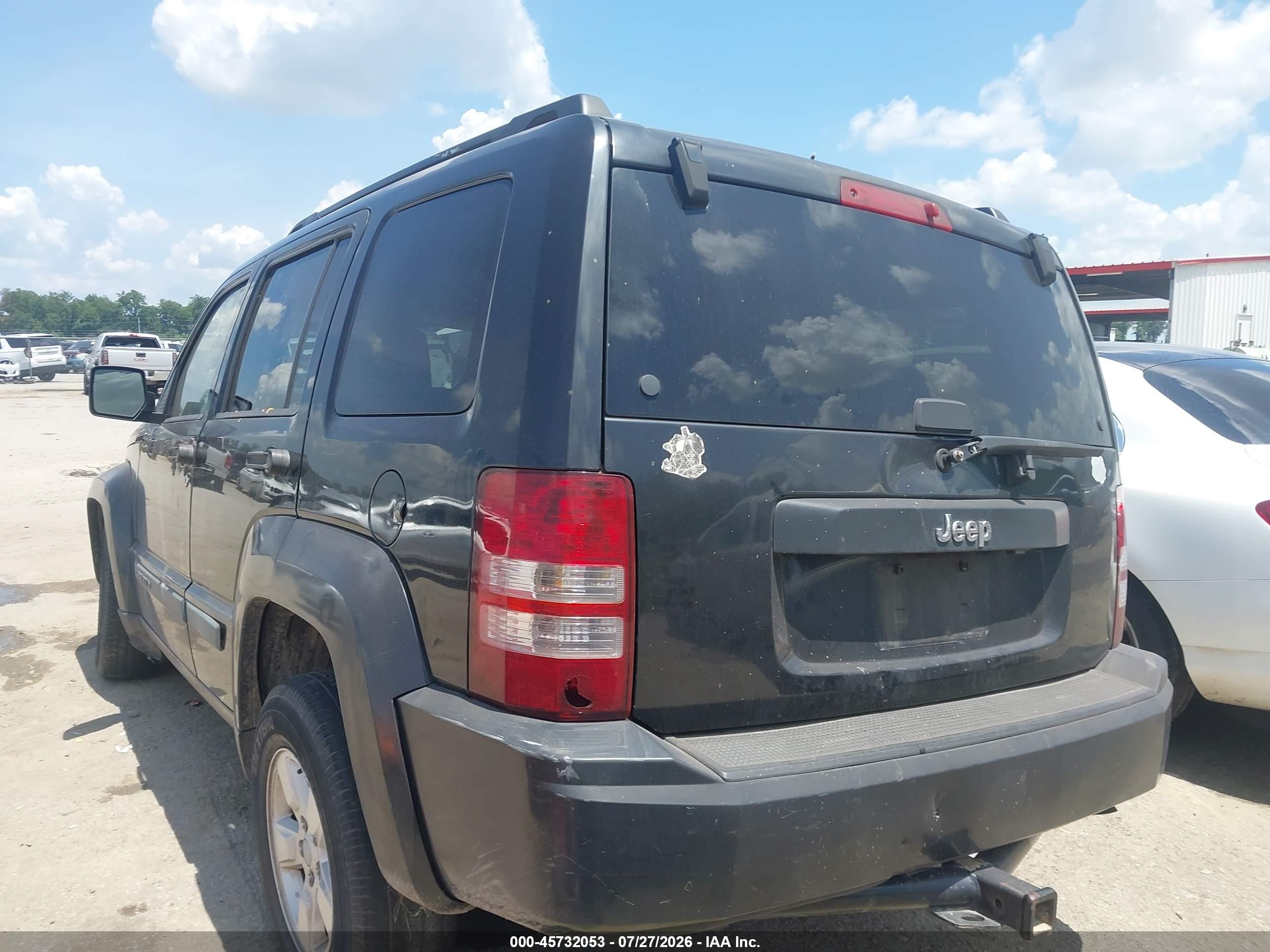 2009 Jeep Liberty Sport Black vin: 1J8GP28K99W549050