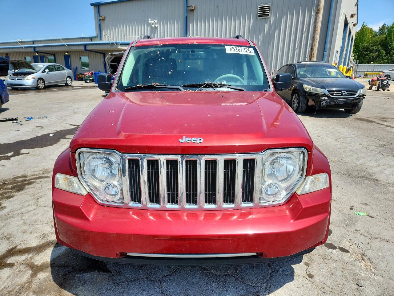 2008 Jeep Liberty Limited Red vin: 1J8GP58K38W219615