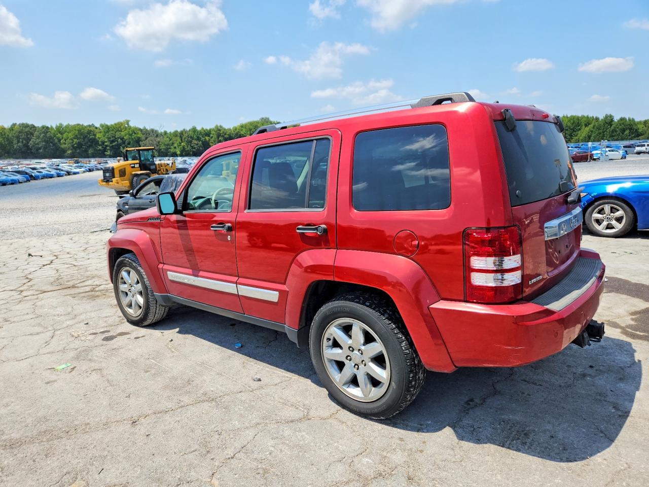 2008 Jeep Liberty Limited Red vin: 1J8GP58K38W219615