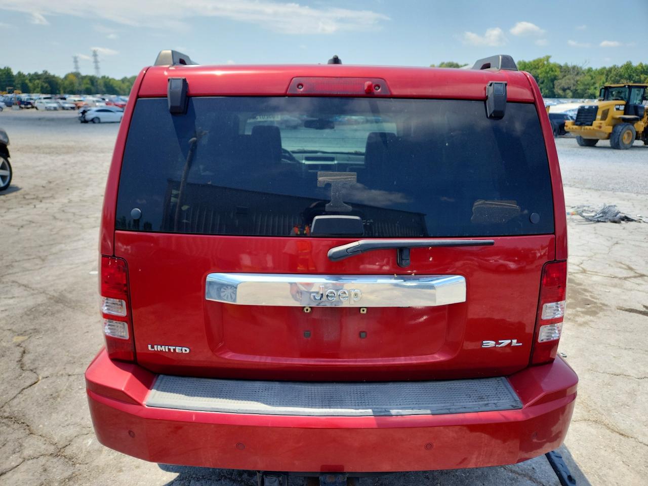 2008 Jeep Liberty Limited Red vin: 1J8GP58K38W219615
