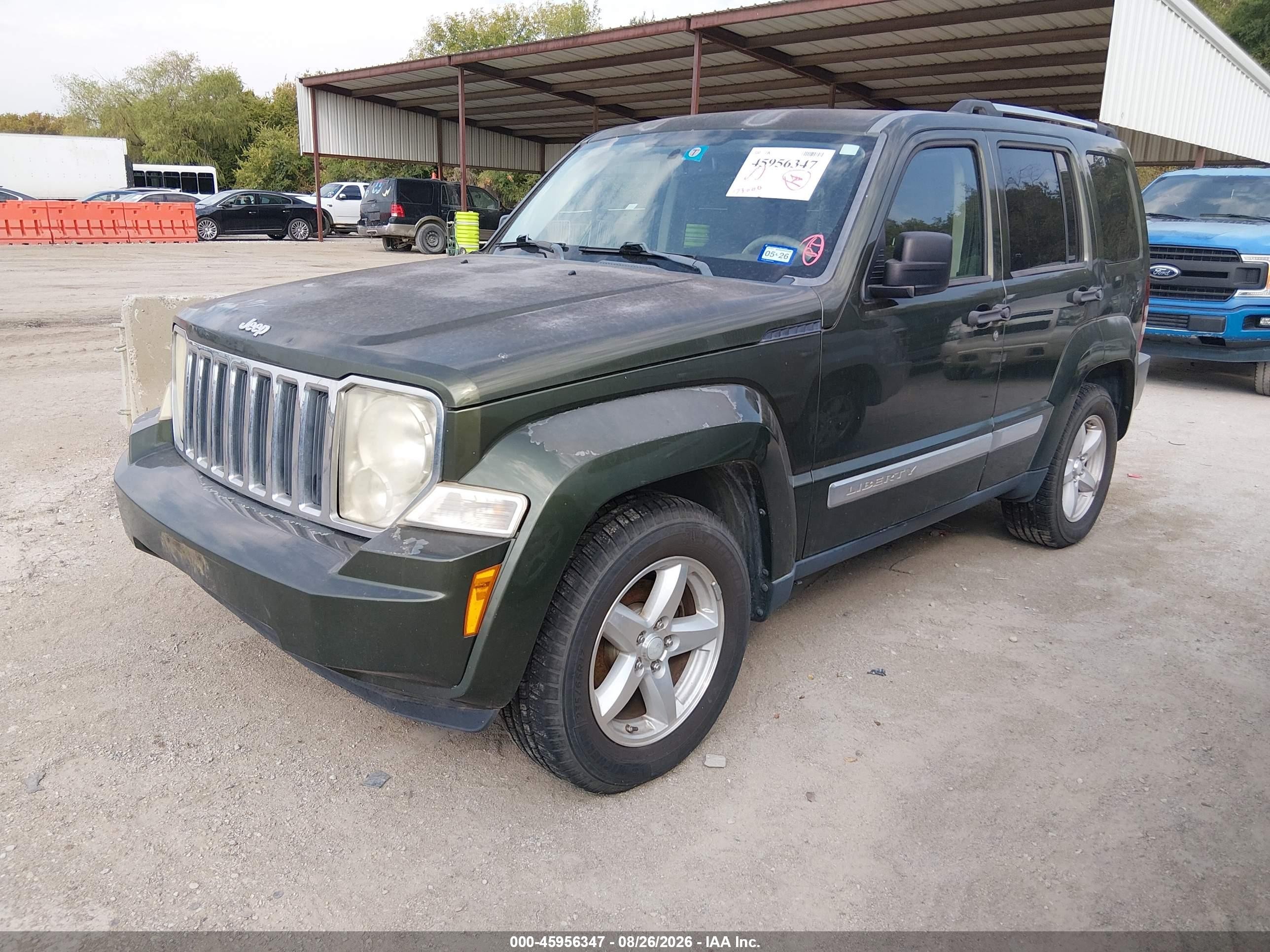 2008 Jeep Liberty Limited Edition Green vin: 1J8GP58K38W255871