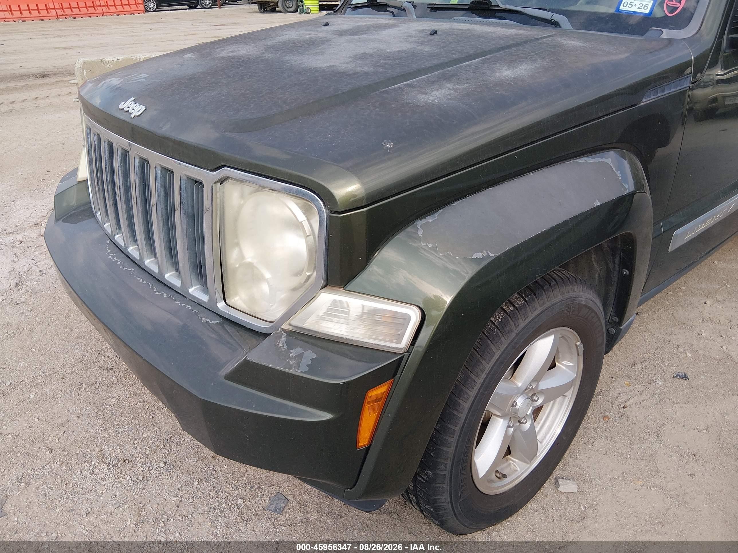 2008 Jeep Liberty Limited Edition Green vin: 1J8GP58K38W255871