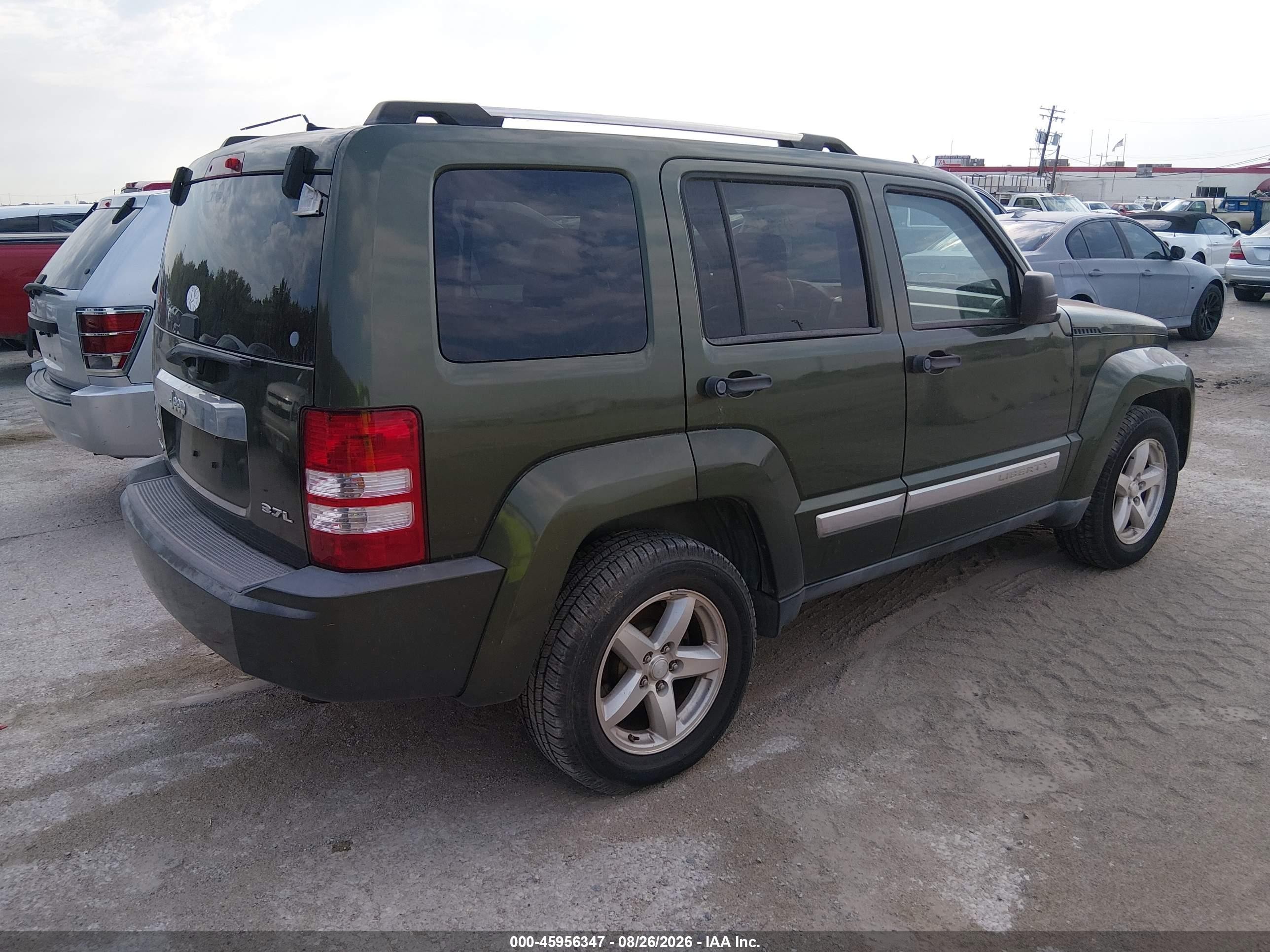 2008 Jeep Liberty Limited Edition Green vin: 1J8GP58K38W255871