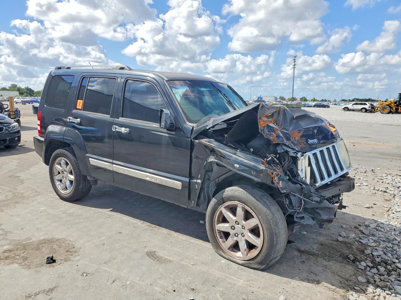 2008 Jeep Liberty Limited Black vin: 1J8GP58K48W228520