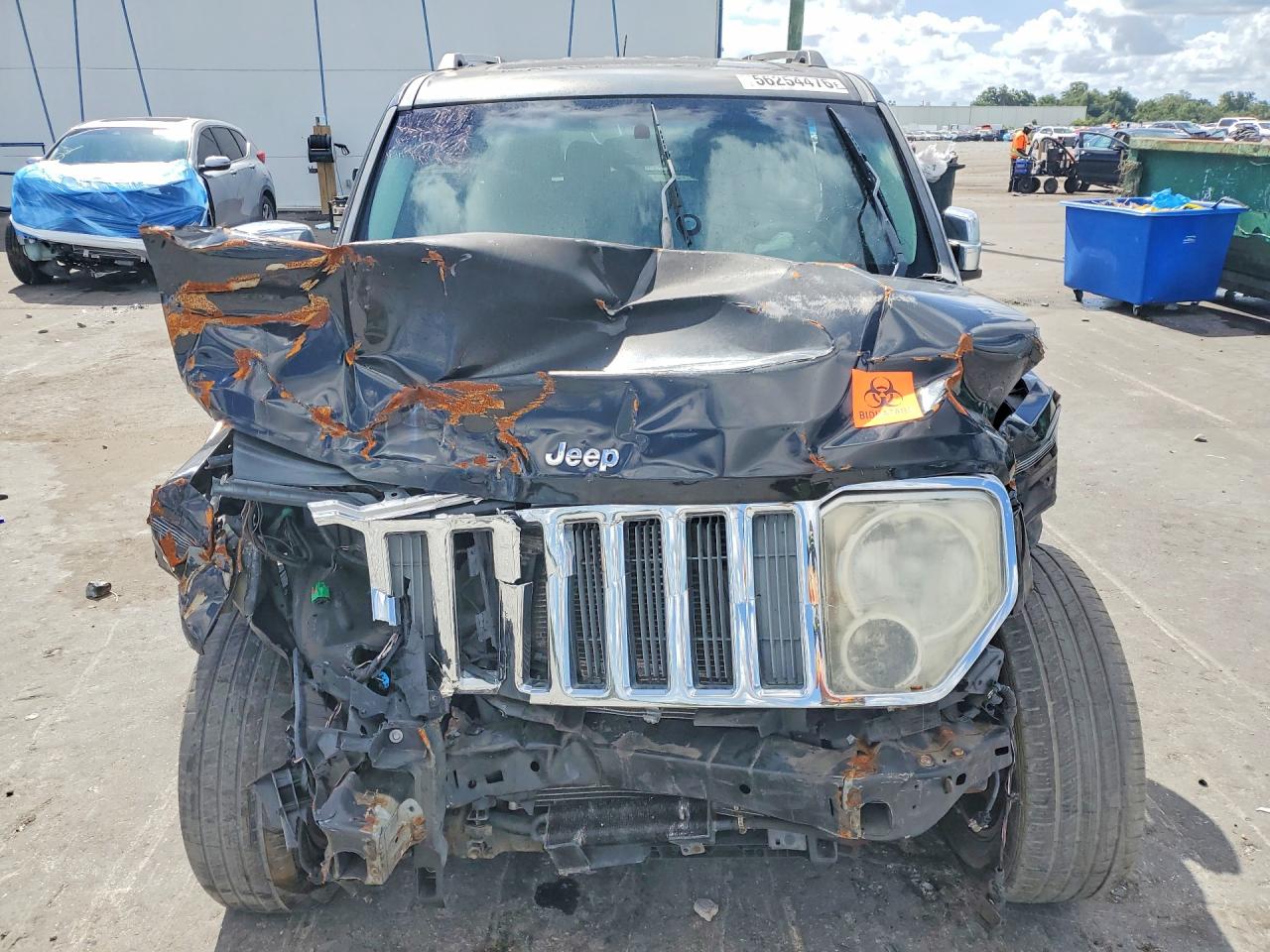 2008 Jeep Liberty Limited Black vin: 1J8GP58K48W228520
