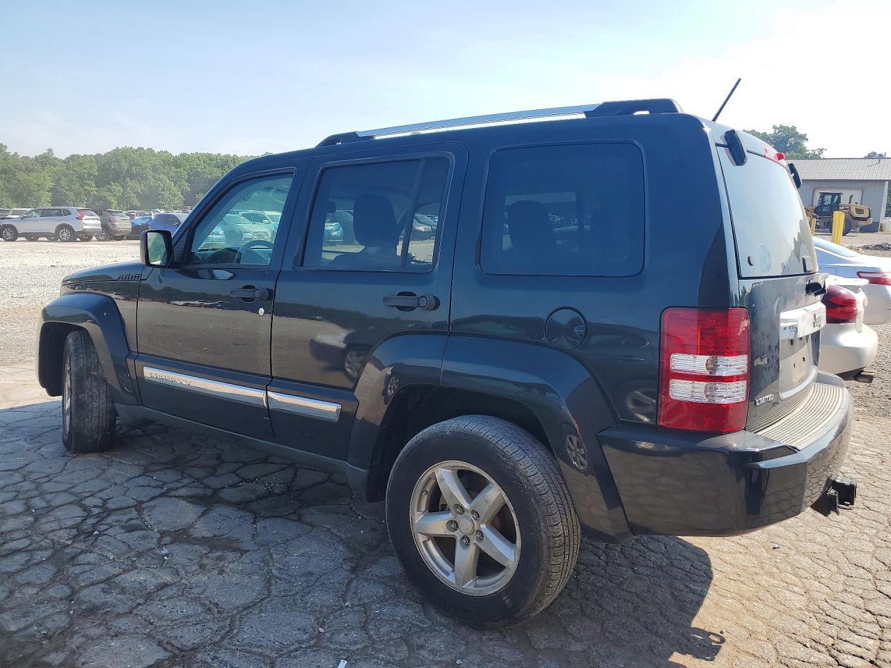 2008 Jeep Liberty Limited Black vin: 1J8GP58K58W157859