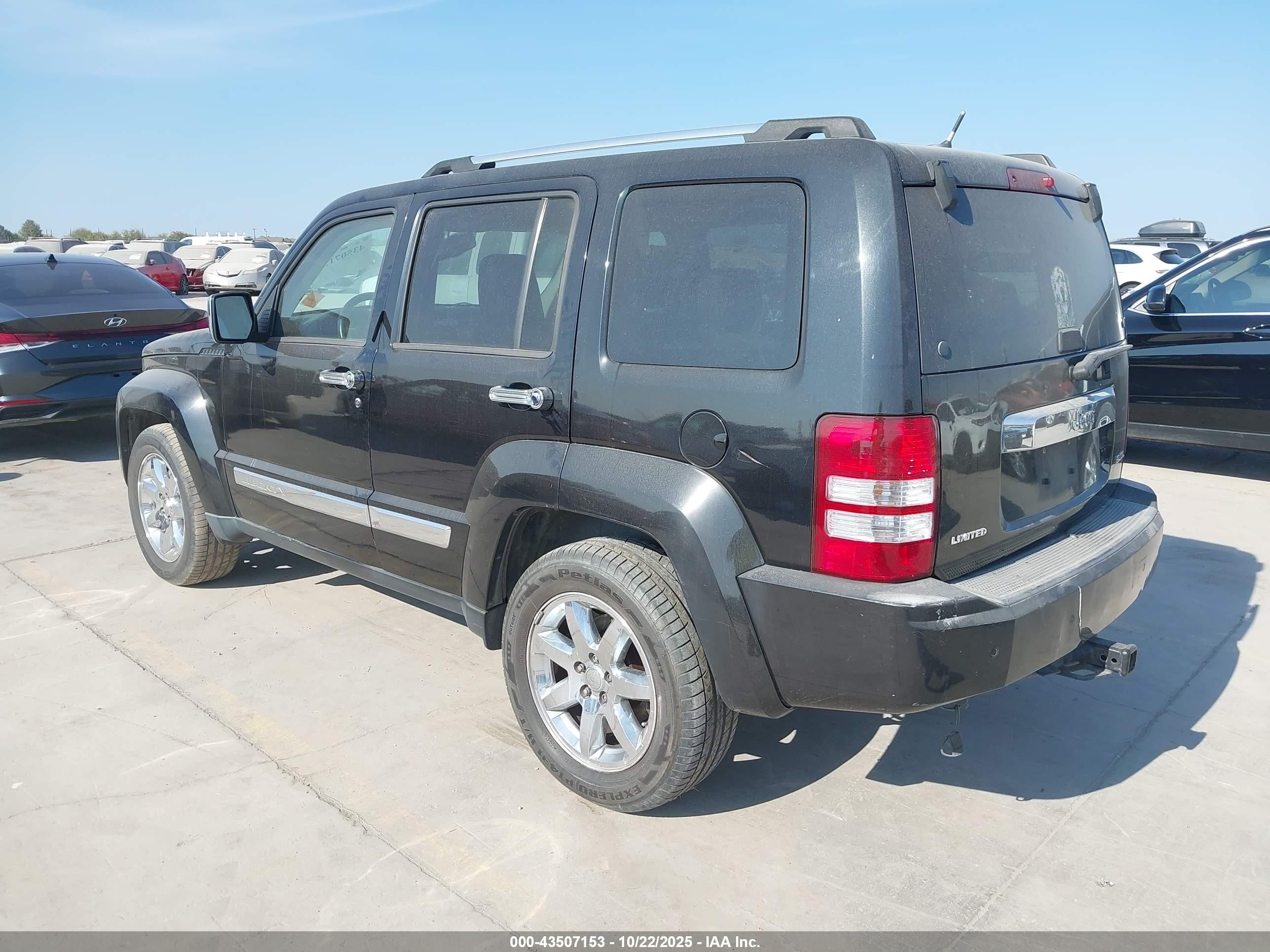 2008 Jeep Liberty Limited Edition Black vin: 1J8GP58K88W134317