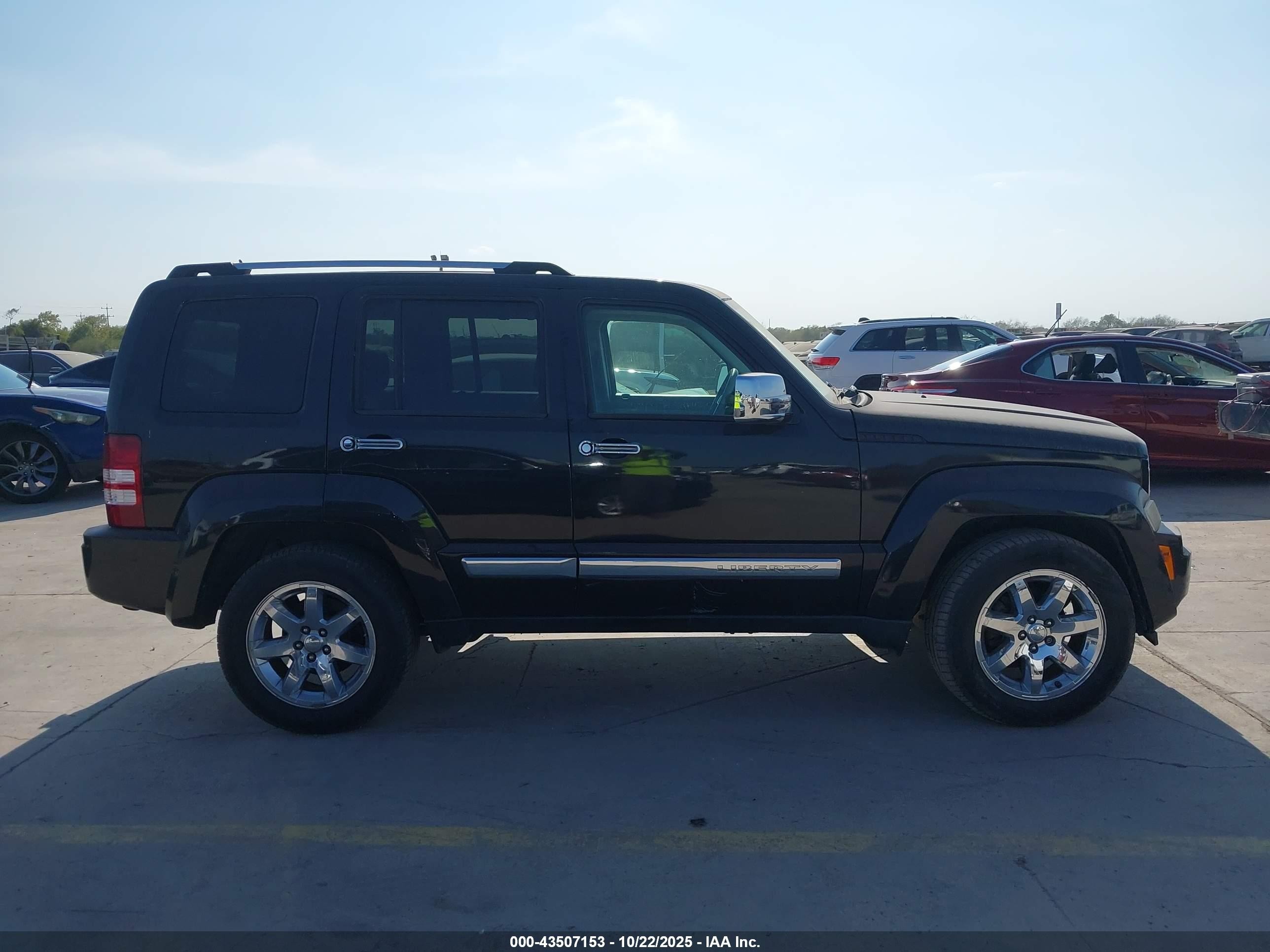 2008 Jeep Liberty Limited Edition Black vin: 1J8GP58K88W134317