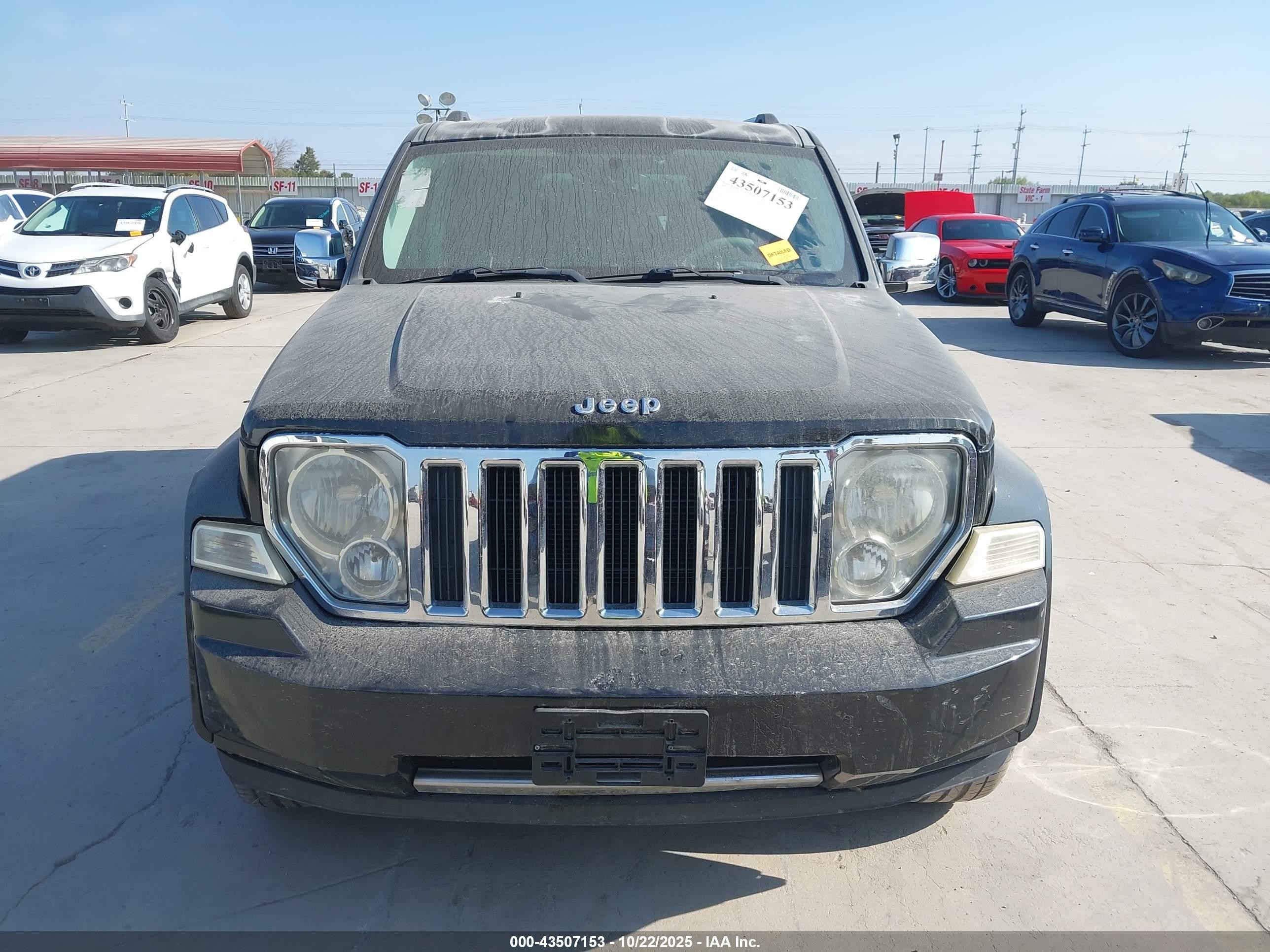 2008 Jeep Liberty Limited Edition Black vin: 1J8GP58K88W134317