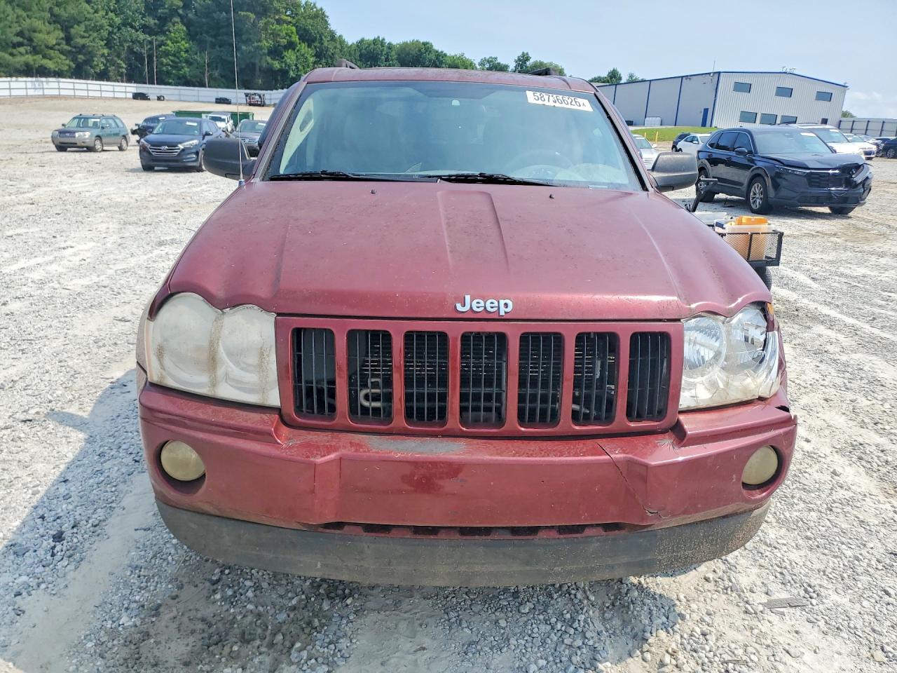 2007 Jeep Grand Cherokee Laredo/columbia/freedom Maroon vin: 1J8GR48K07C577288