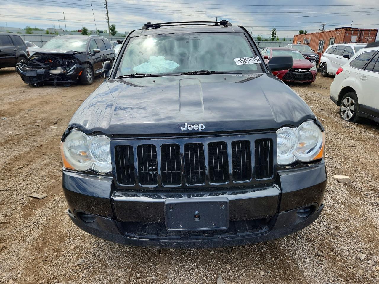 2008 Jeep Grand Cherokee Laredo Black vin: 1J8GR48K08C145365