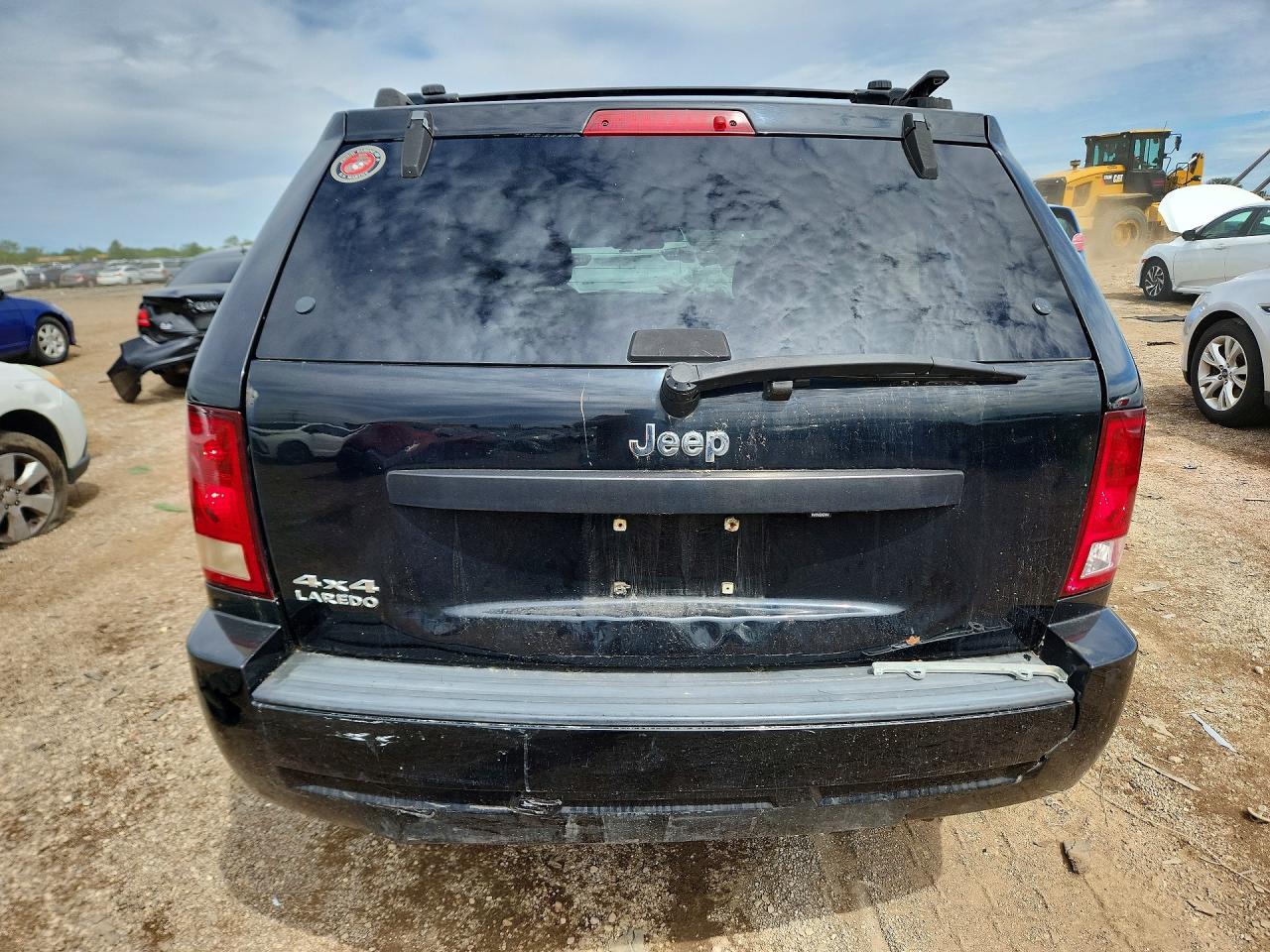 2008 Jeep Grand Cherokee Laredo Black vin: 1J8GR48K08C145365