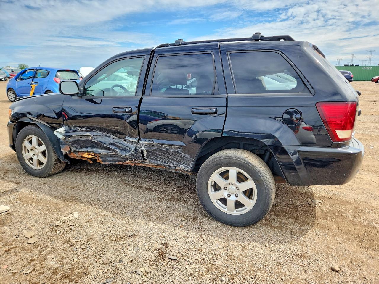 2008 Jeep Grand Cherokee Laredo Black vin: 1J8GR48K08C145365