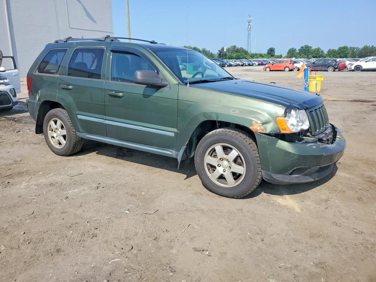2008 Jeep Grand Cherokee Laredo Зеленый vin: 1J8GR48K08C214524