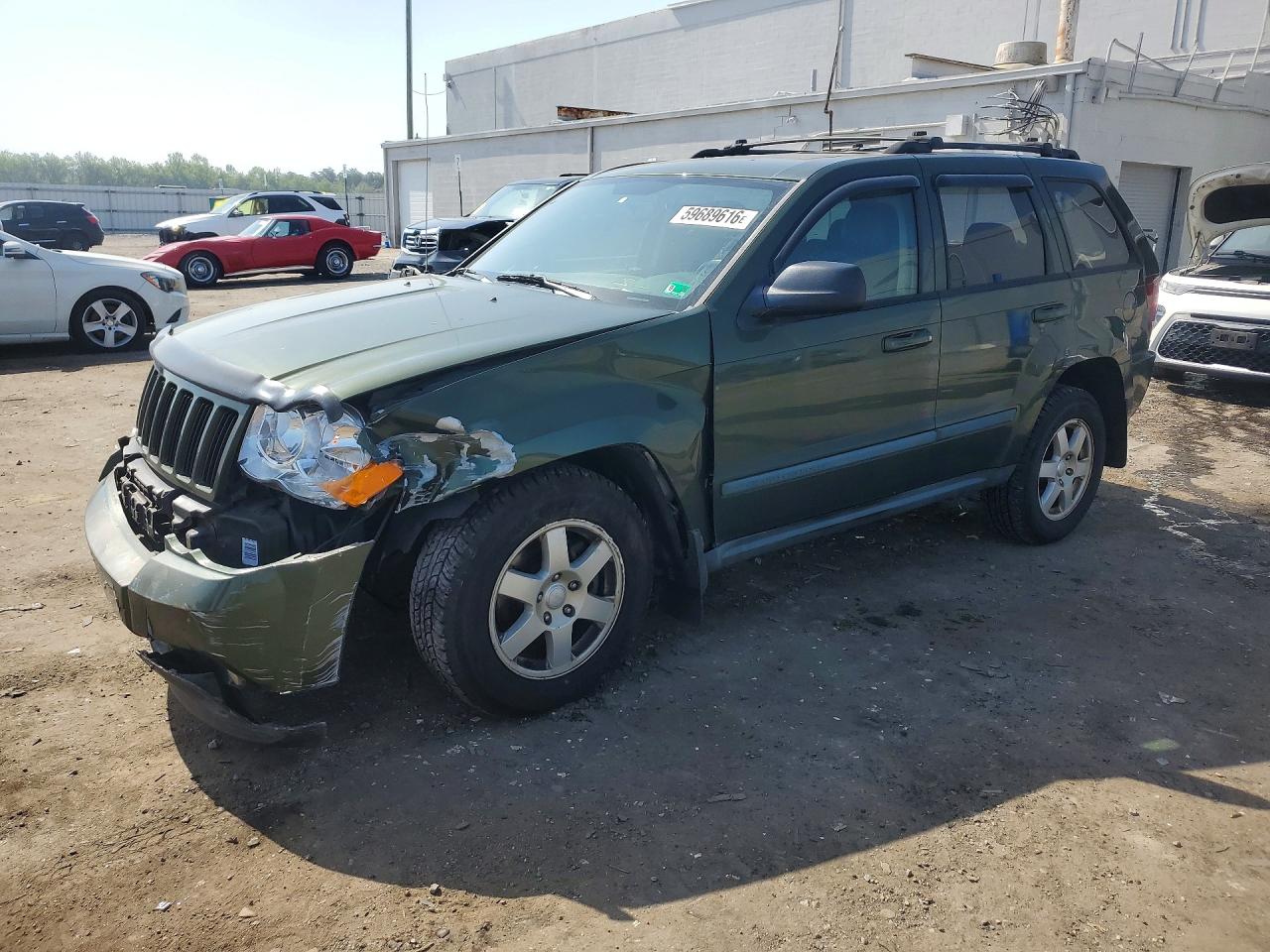 2008 Jeep Grand Cherokee Laredo Зеленый vin: 1J8GR48K08C214524