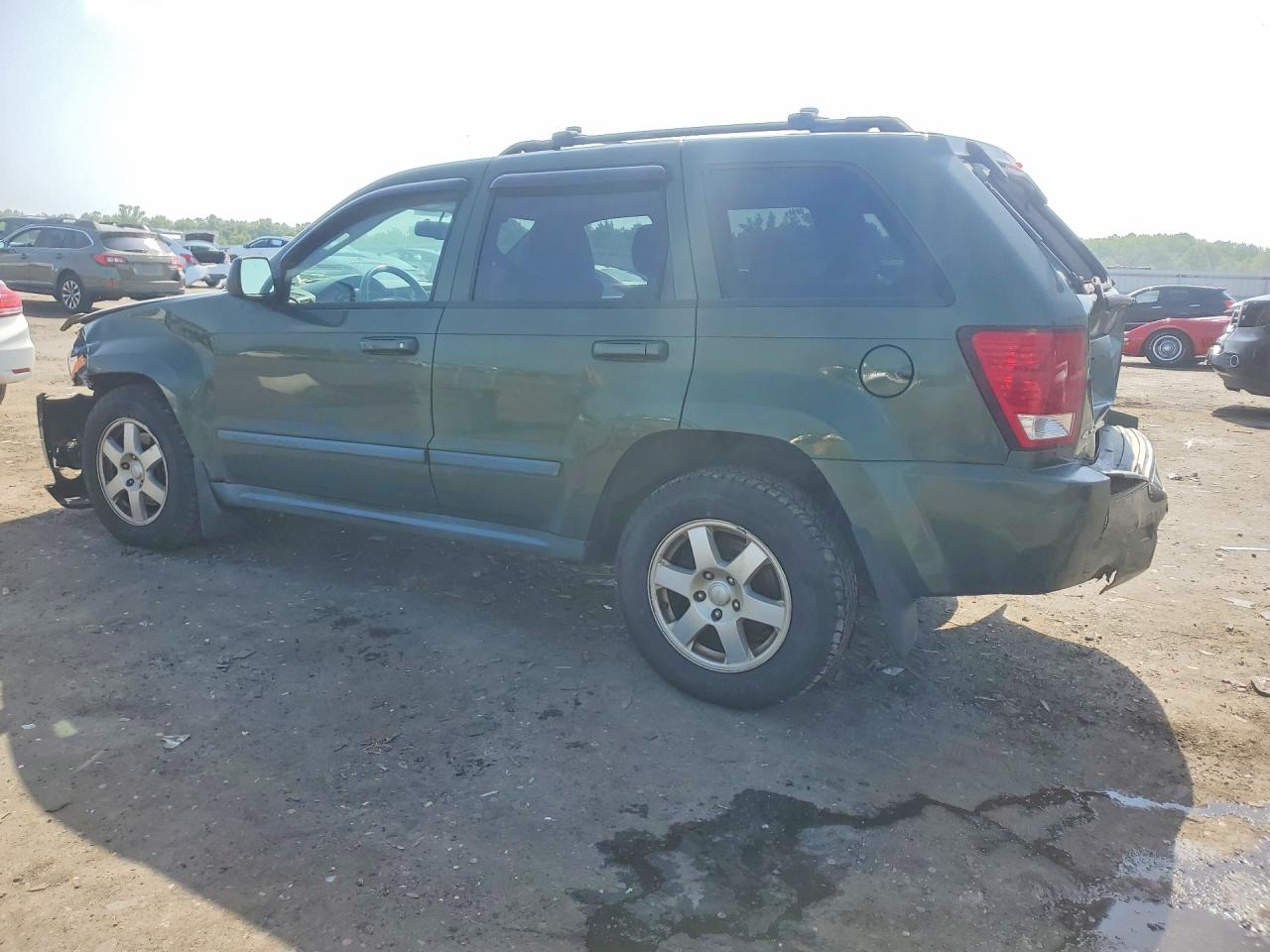 2008 Jeep Grand Cherokee Laredo Зеленый vin: 1J8GR48K08C214524
