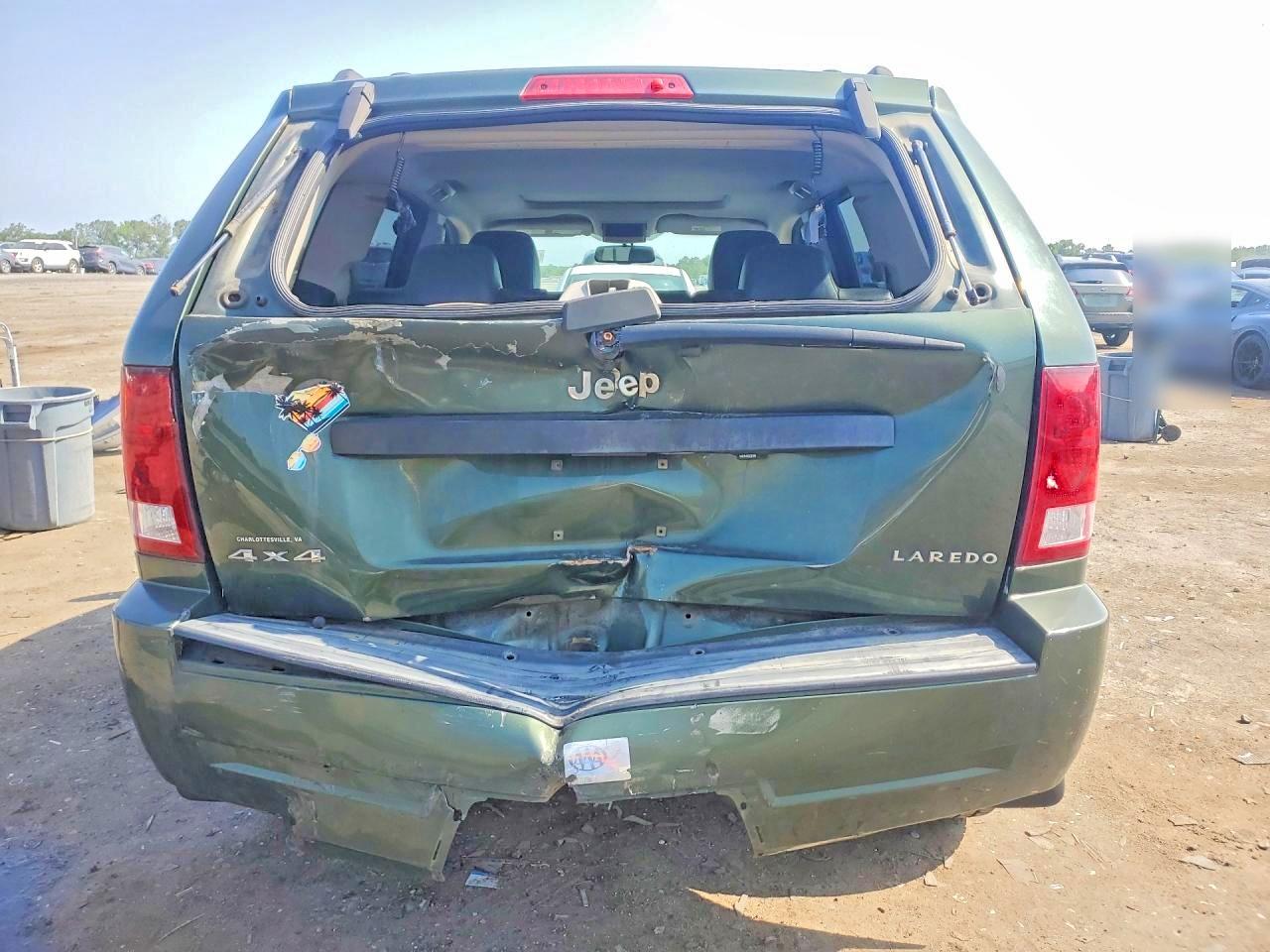 2008 Jeep Grand Cherokee Laredo Зеленый vin: 1J8GR48K08C214524