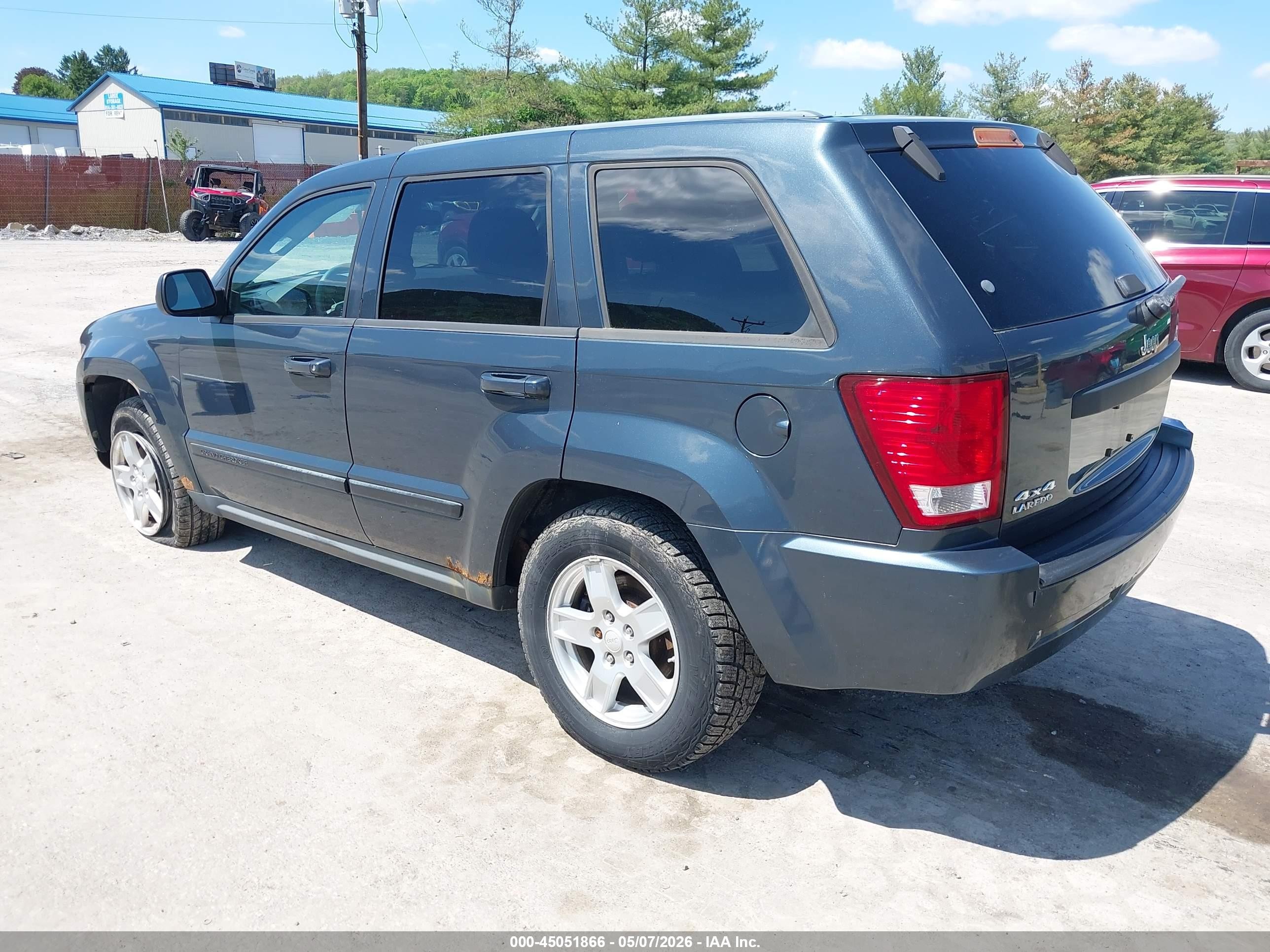 2007 Jeep Grand Cherokee Laredo Gray vin: 1J8GR48K17C614347