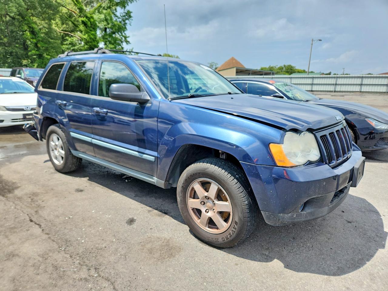 2009 Jeep Grand Cherokee Laredo Синий vin: 1J8GR48K19C537837