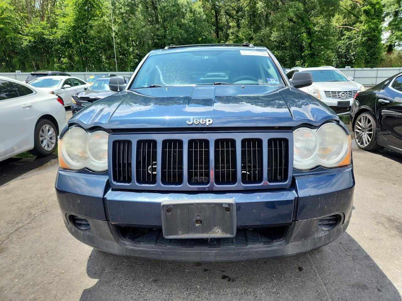 2009 Jeep Grand Cherokee Laredo Синий vin: 1J8GR48K19C537837