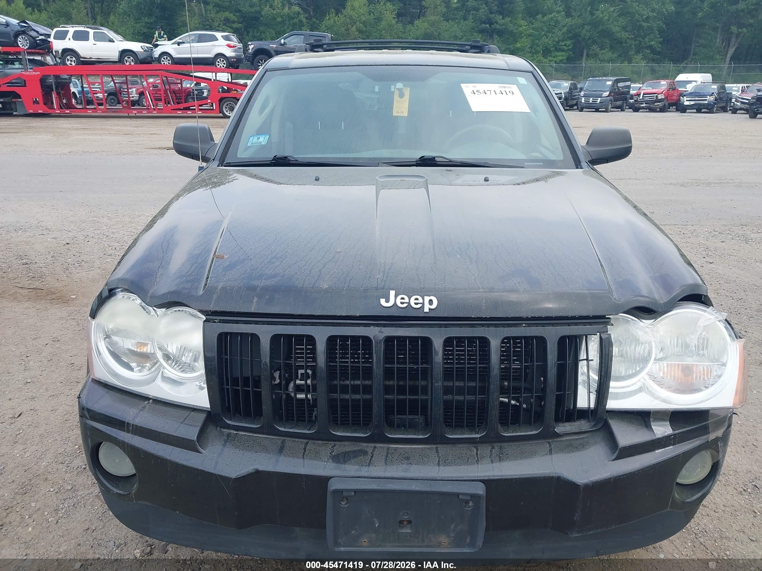 2006 Jeep Grand Cherokee Laredo Black vin: 1J8GR48K26C327369