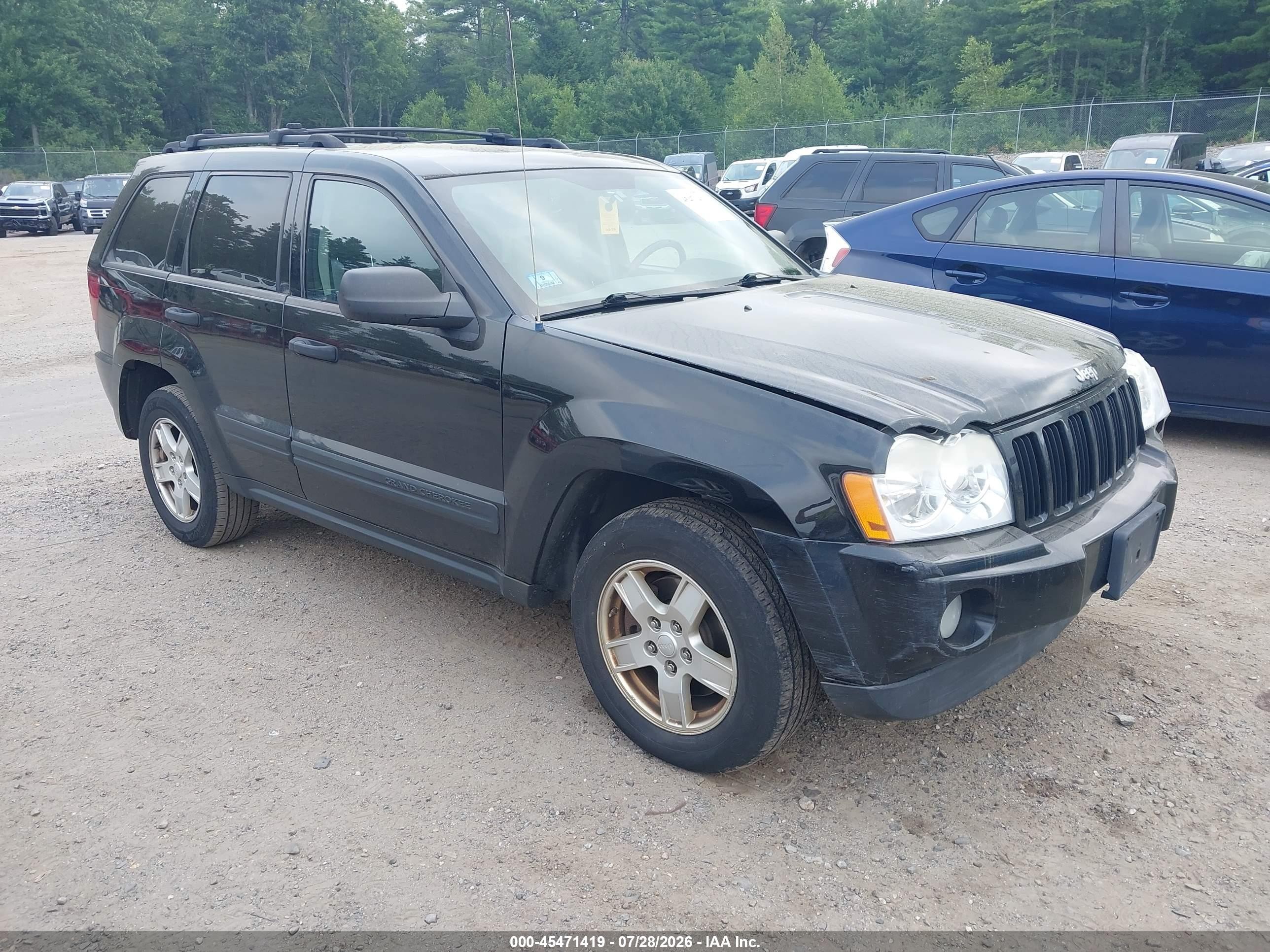 2006 Jeep Grand Cherokee Laredo Black vin: 1J8GR48K26C327369
