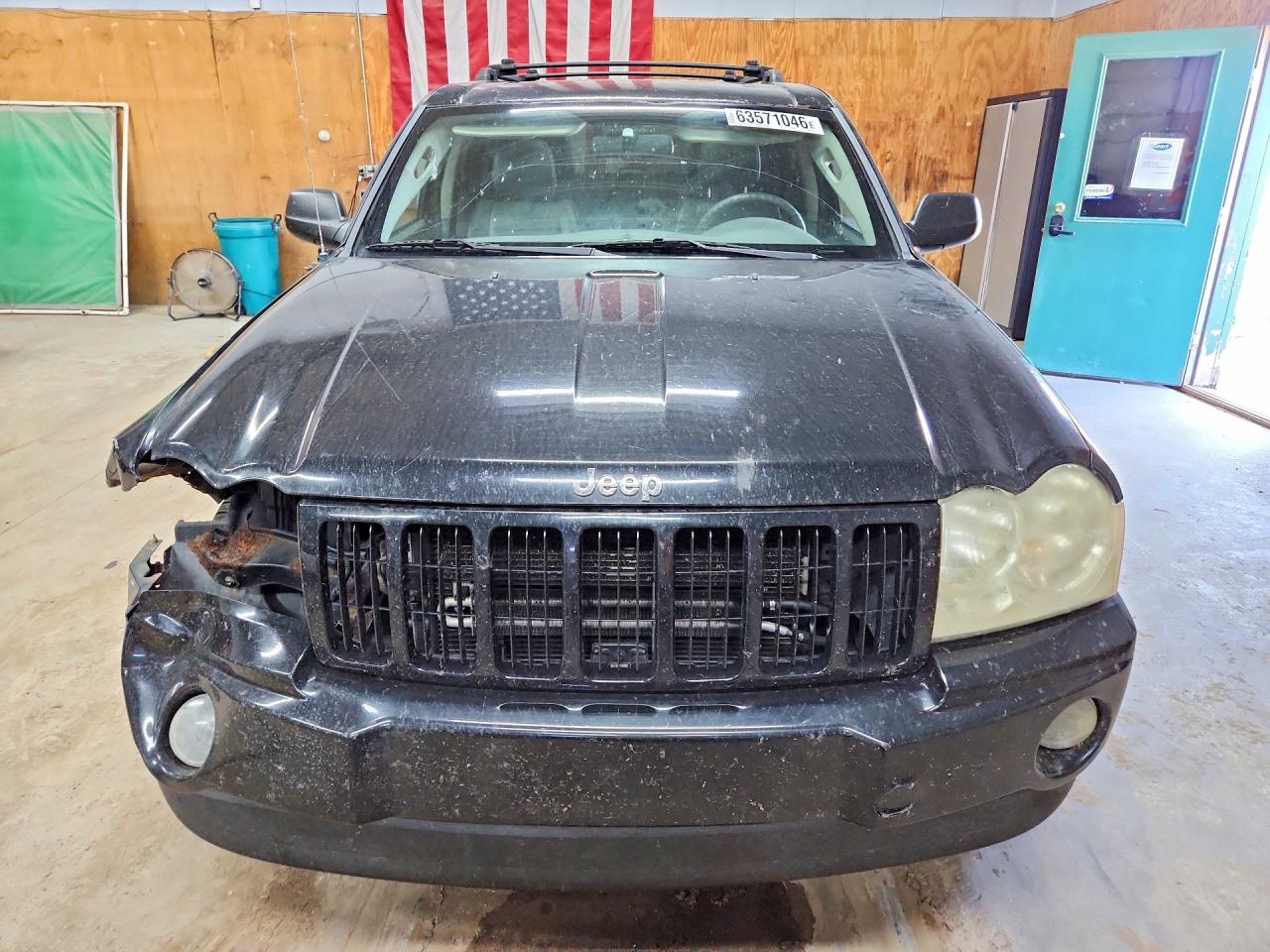 2007 Jeep Grand Cherokee Laredo Black vin: 1J8GR48K27C628144