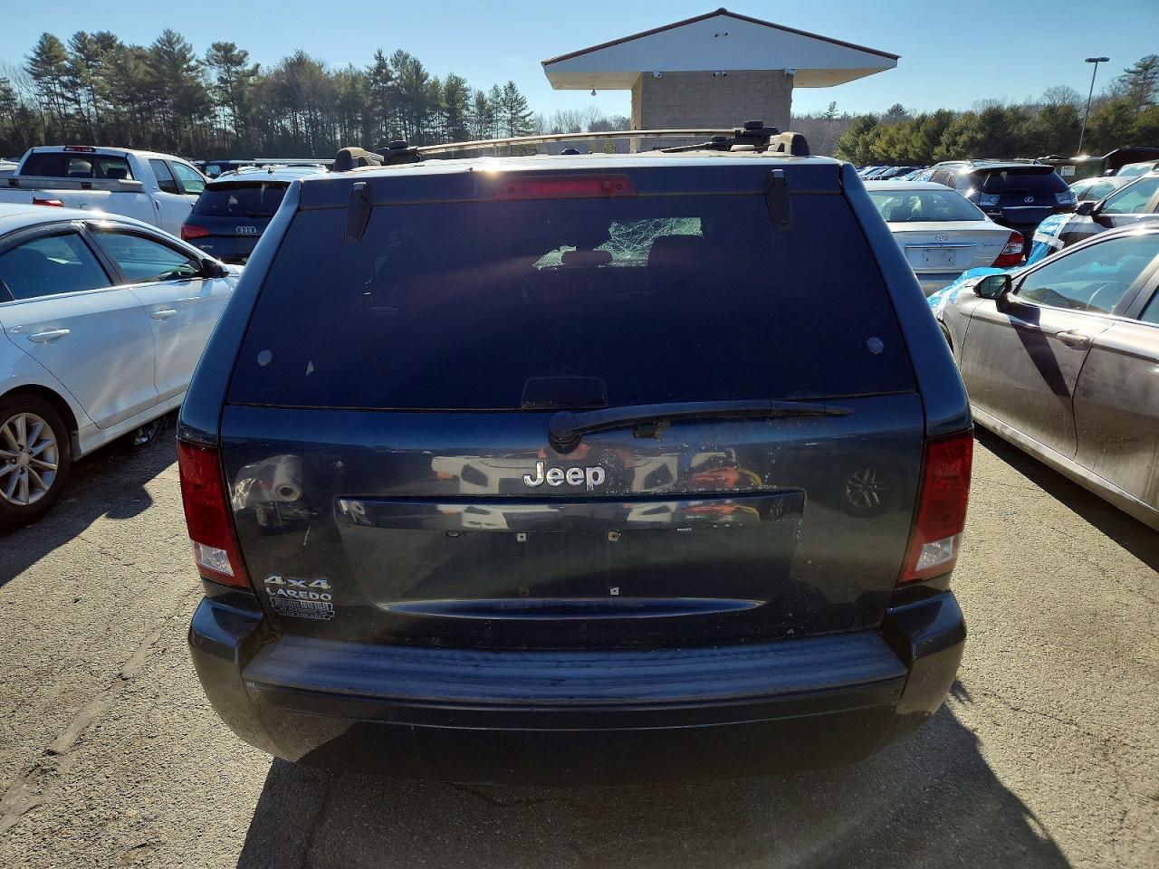 2007 Jeep Grand Cherokee Laredo Blue vin: 1J8GR48K27C652444