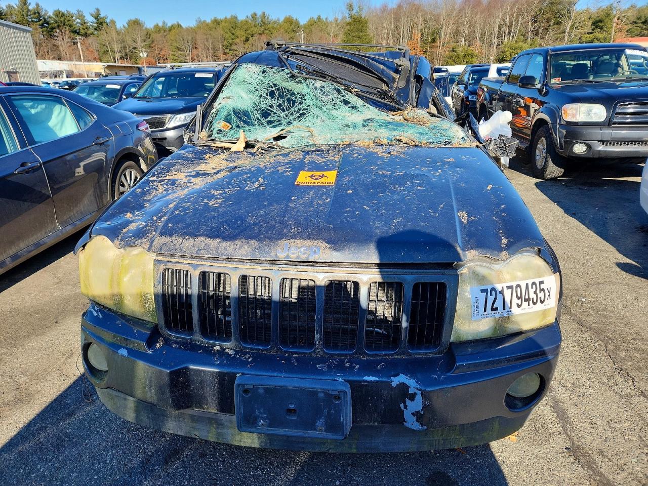 2007 Jeep Grand Cherokee Laredo Blue vin: 1J8GR48K27C652444