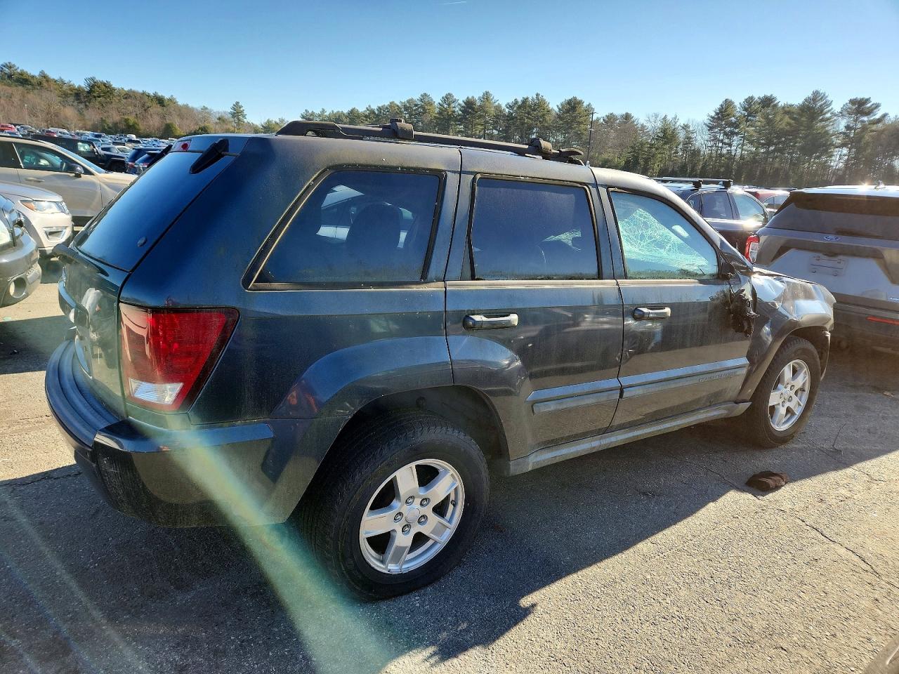 2007 Jeep Grand Cherokee Laredo Blue vin: 1J8GR48K27C652444