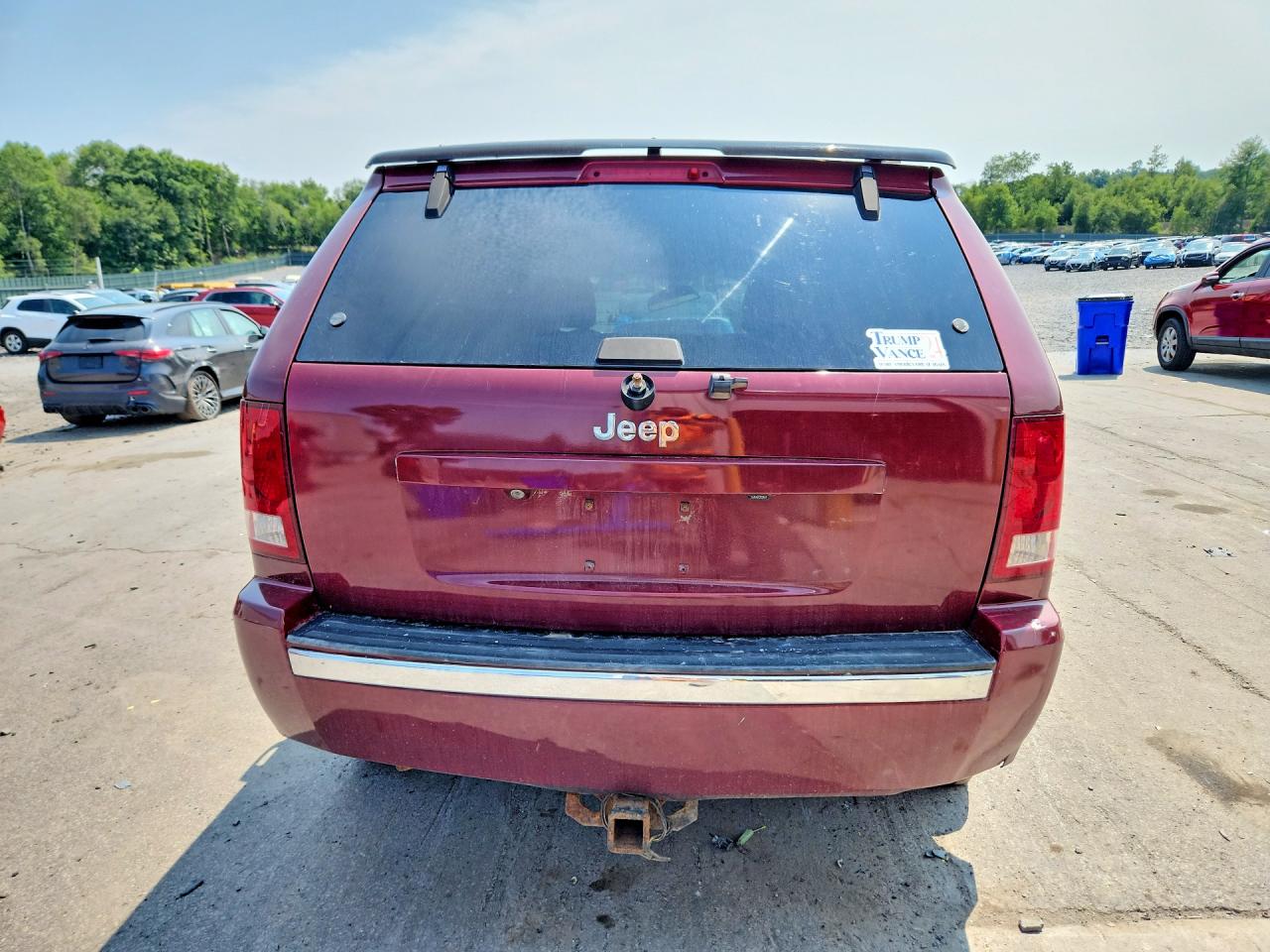 2008 Jeep Grand Cherokee Laredo Maroon vin: 1J8GR48K28C179470