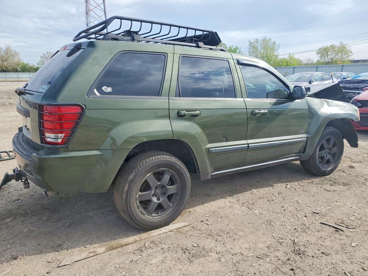 2008 Jeep Gr Cherokee Зеленый vin: 1J8GR48K28C181588