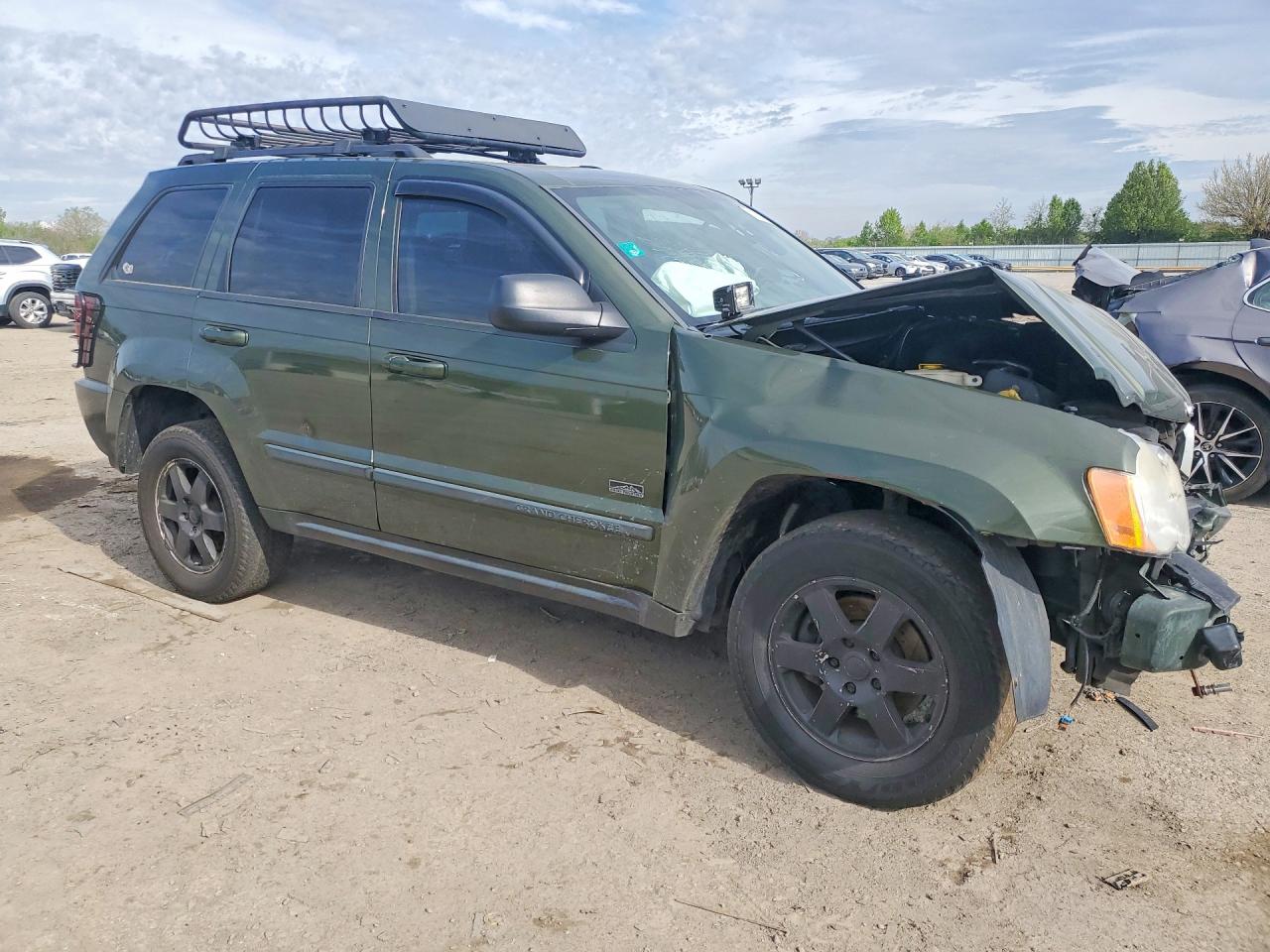 2008 Jeep Gr Cherokee Зеленый vin: 1J8GR48K28C181588