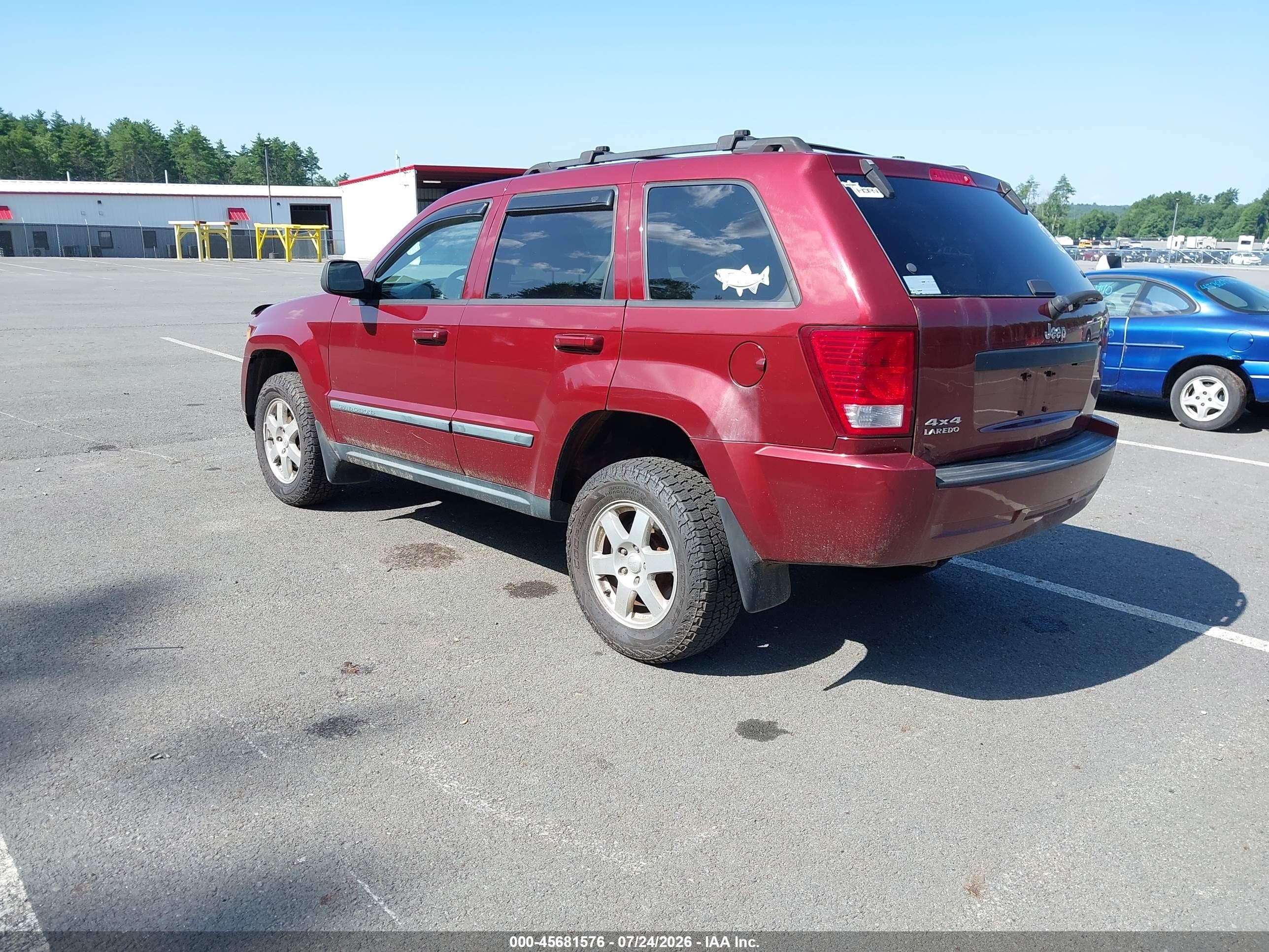 2009 Jeep Grand Cherokee Laredo Red vin: 1J8GR48K29C526121