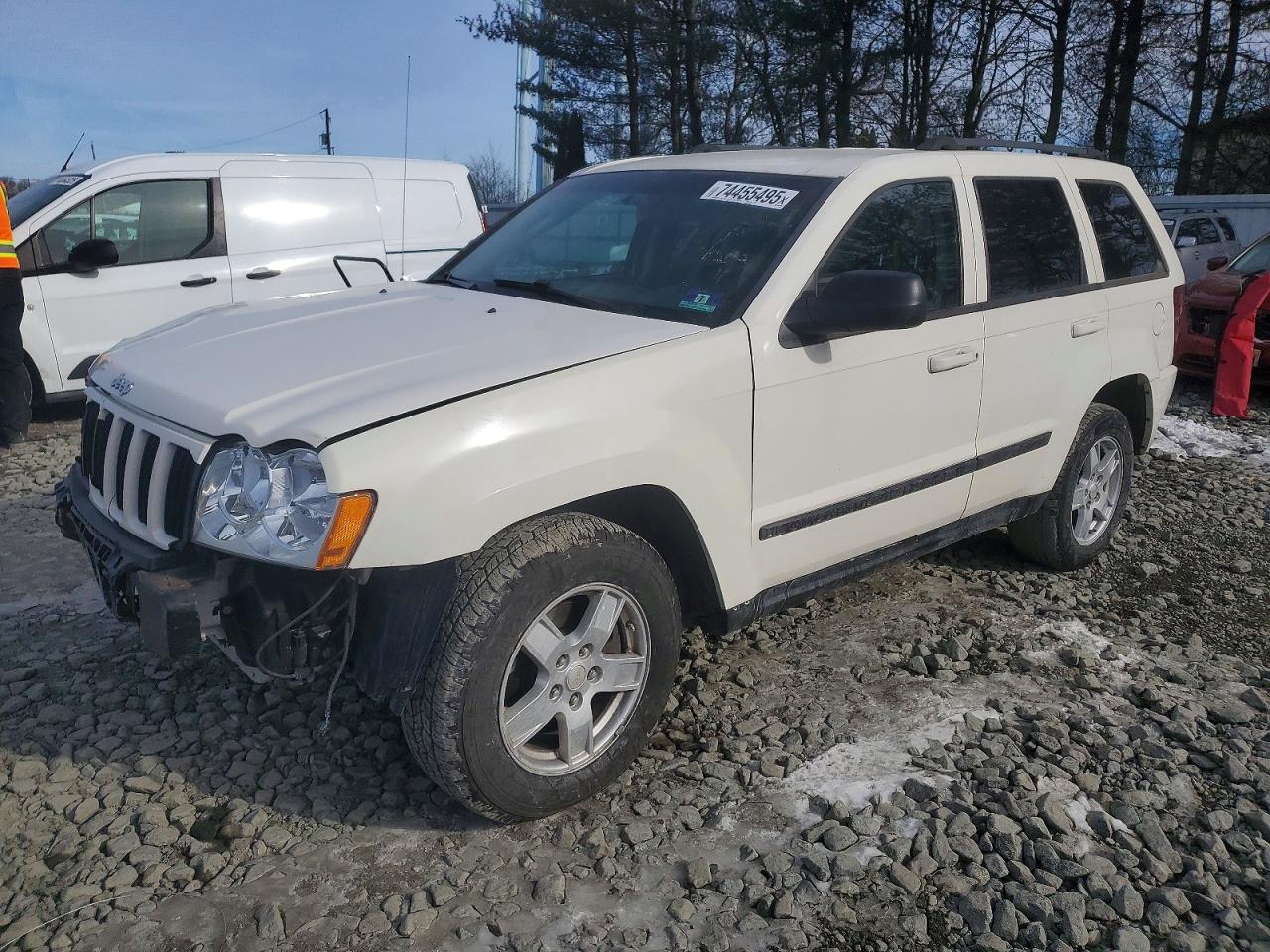 2007 Jeep Grand Cherokee Laredo White vin: 1J8GR48K37C520986