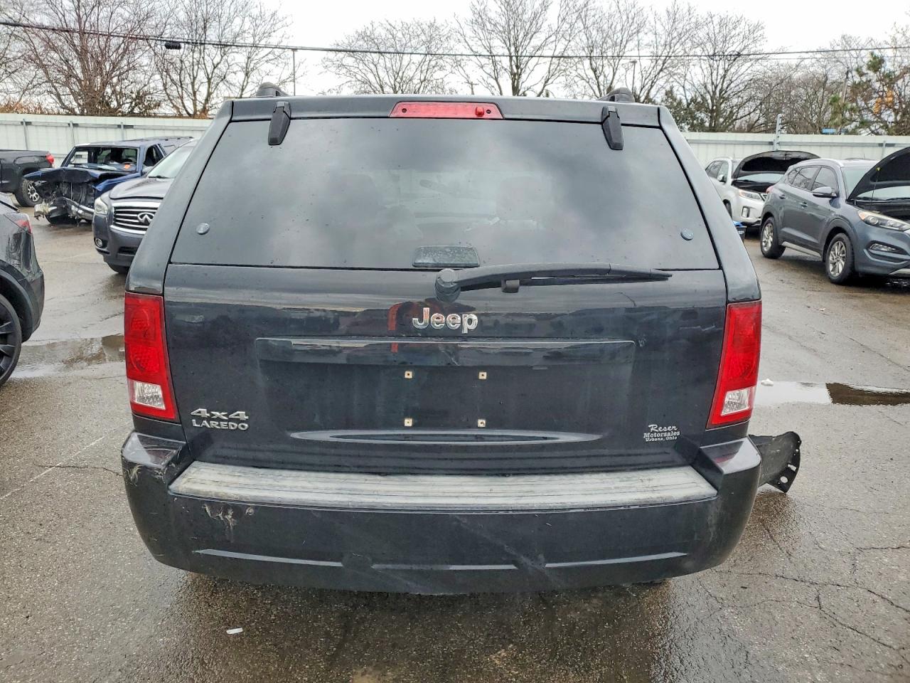 2007 Jeep Grand Cherokee Laredo Black vin: 1J8GR48K37C541479