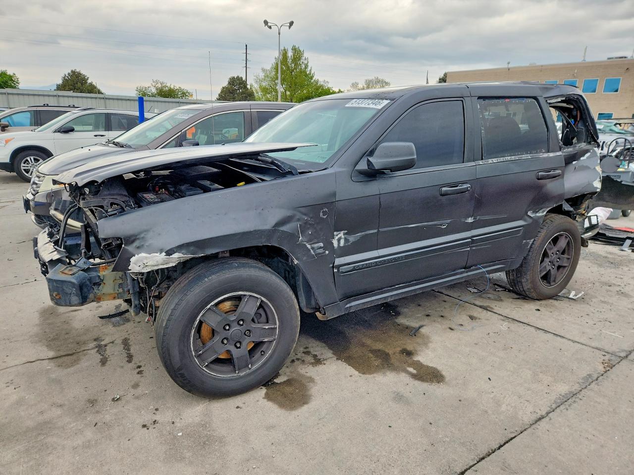2007 Jeep Grand Cherokee Laredo/columbia/freedom Черный vin: 1J8GR48K37C568424