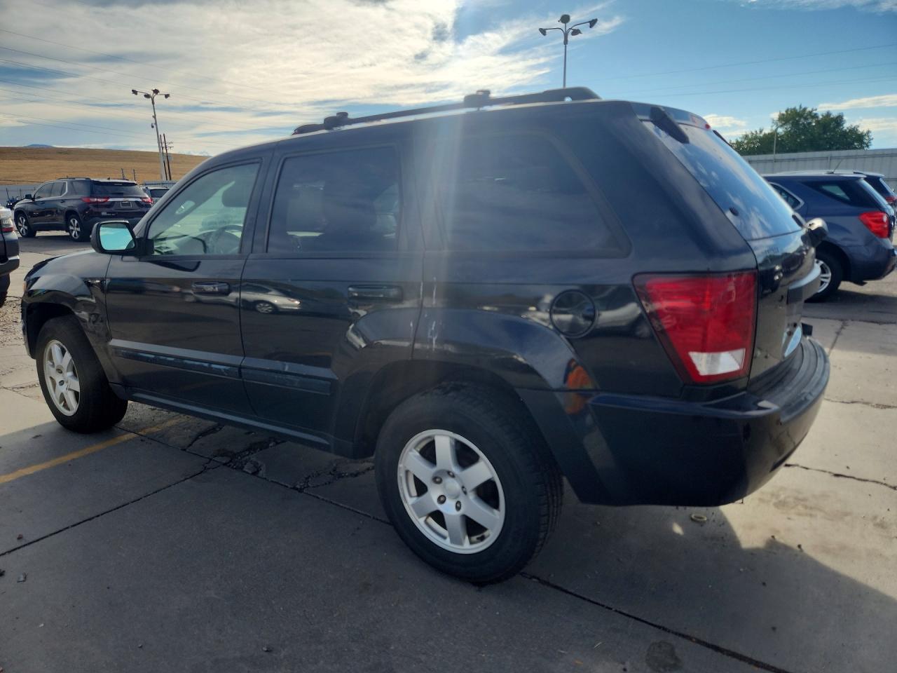2008 Jeep Grand Cherokee Laredo Черный vin: 1J8GR48K38C103255