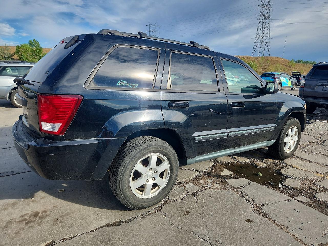 2008 Jeep Grand Cherokee Laredo Черный vin: 1J8GR48K38C103255
